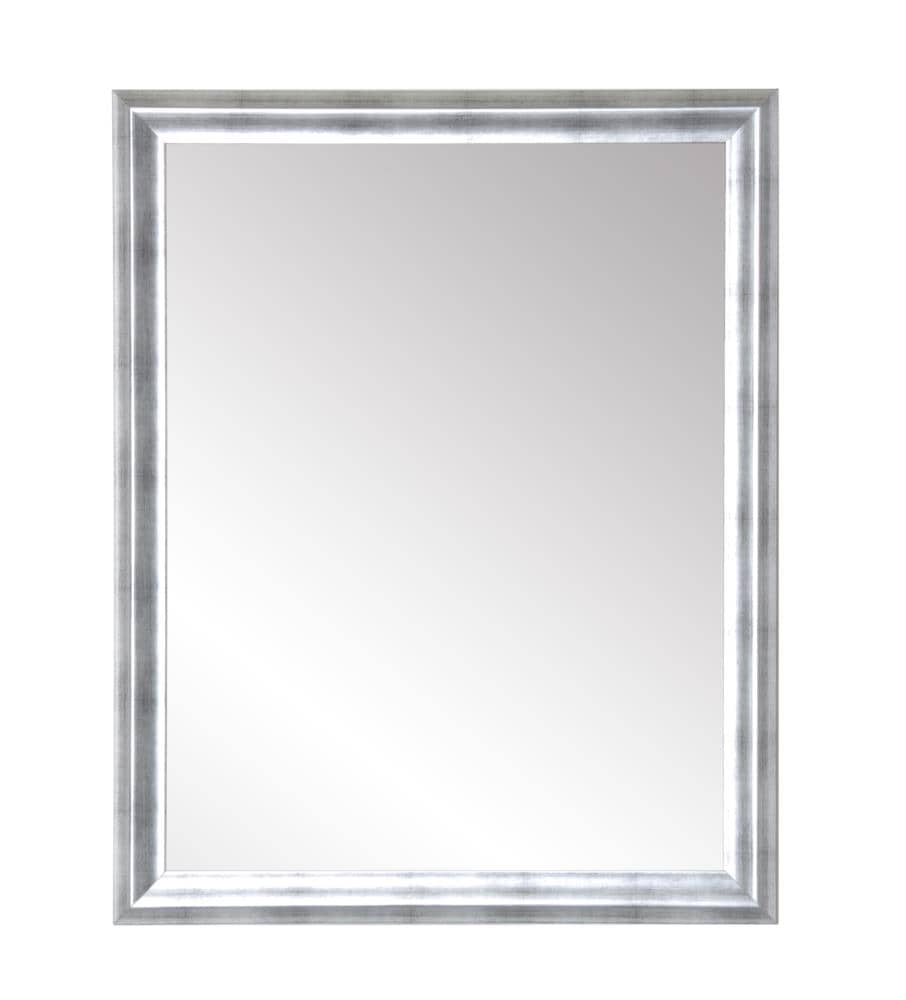 BrandtWorks BM085SQ 32-Inches W x 32.0-Inches H Square Silver/Antique Framed Wall Mirror