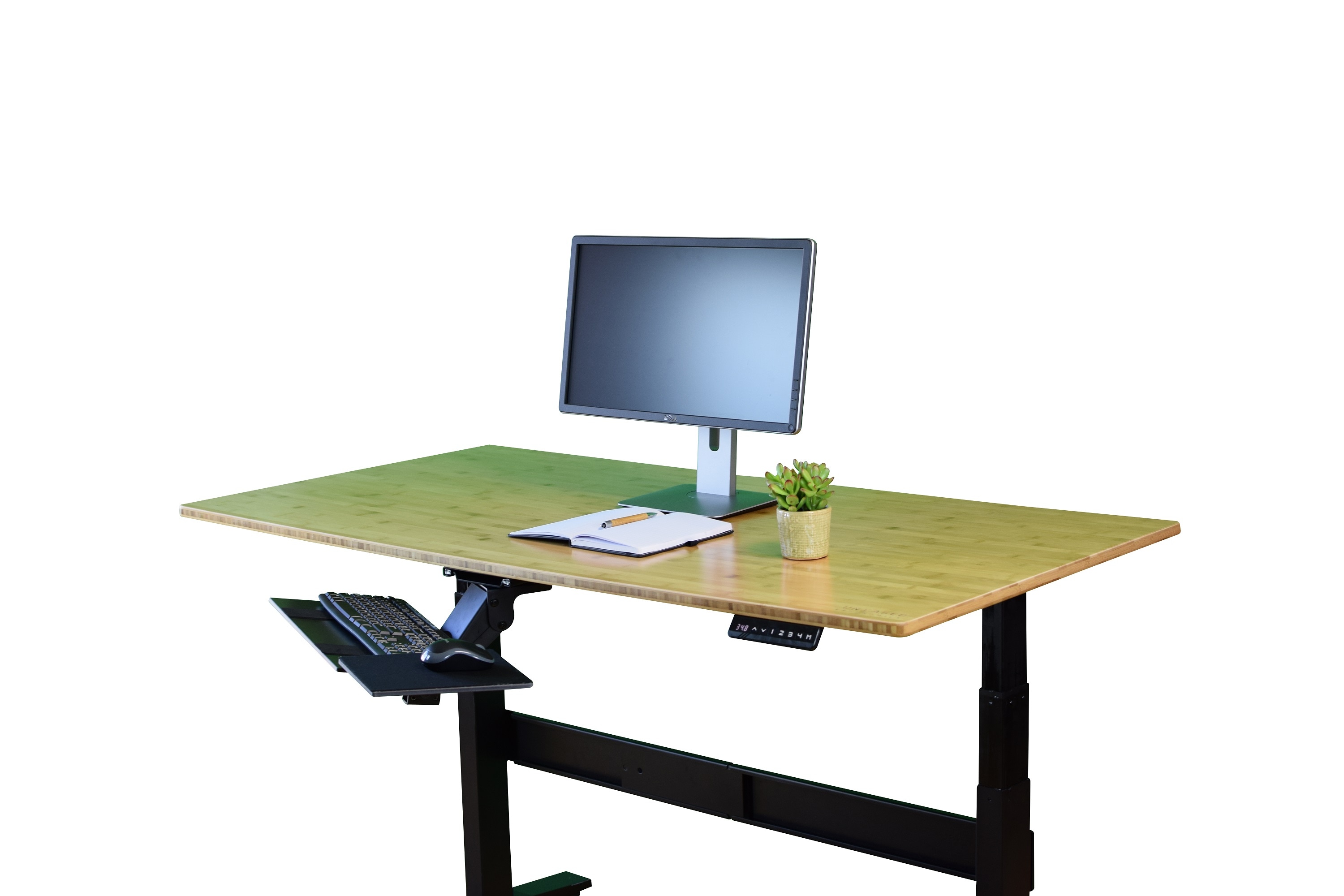 KT2 Ergonomic Sit Stand Under-Desk Computer Keyboard Tray for Standing  Desks accessories holder large adjustable height range angle negative tilt