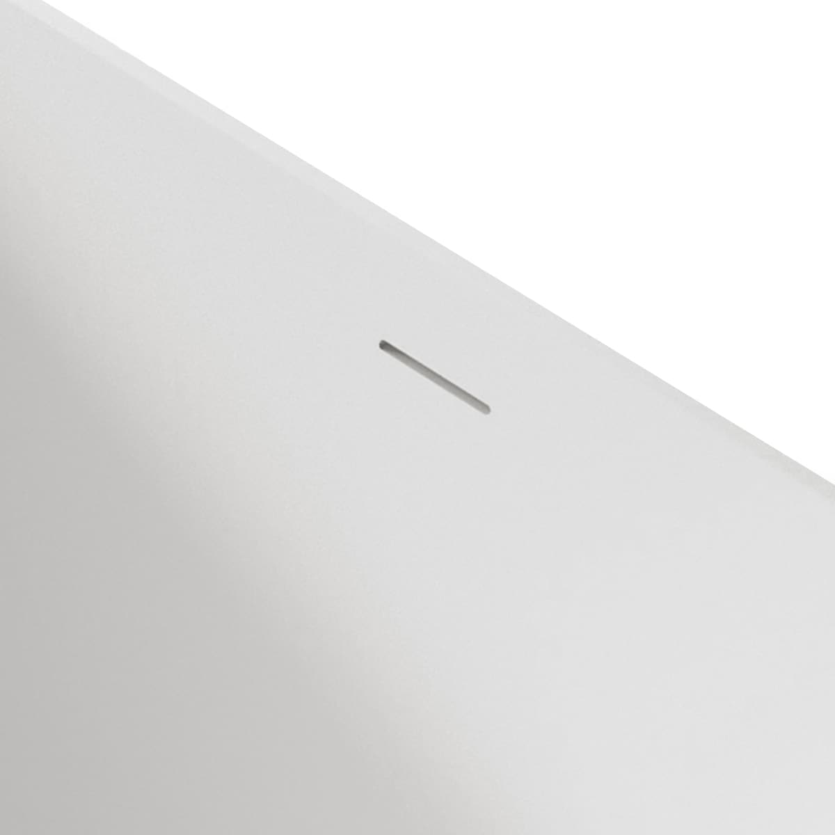 66'' White Acrylic Freestanding Soaking Bathtub