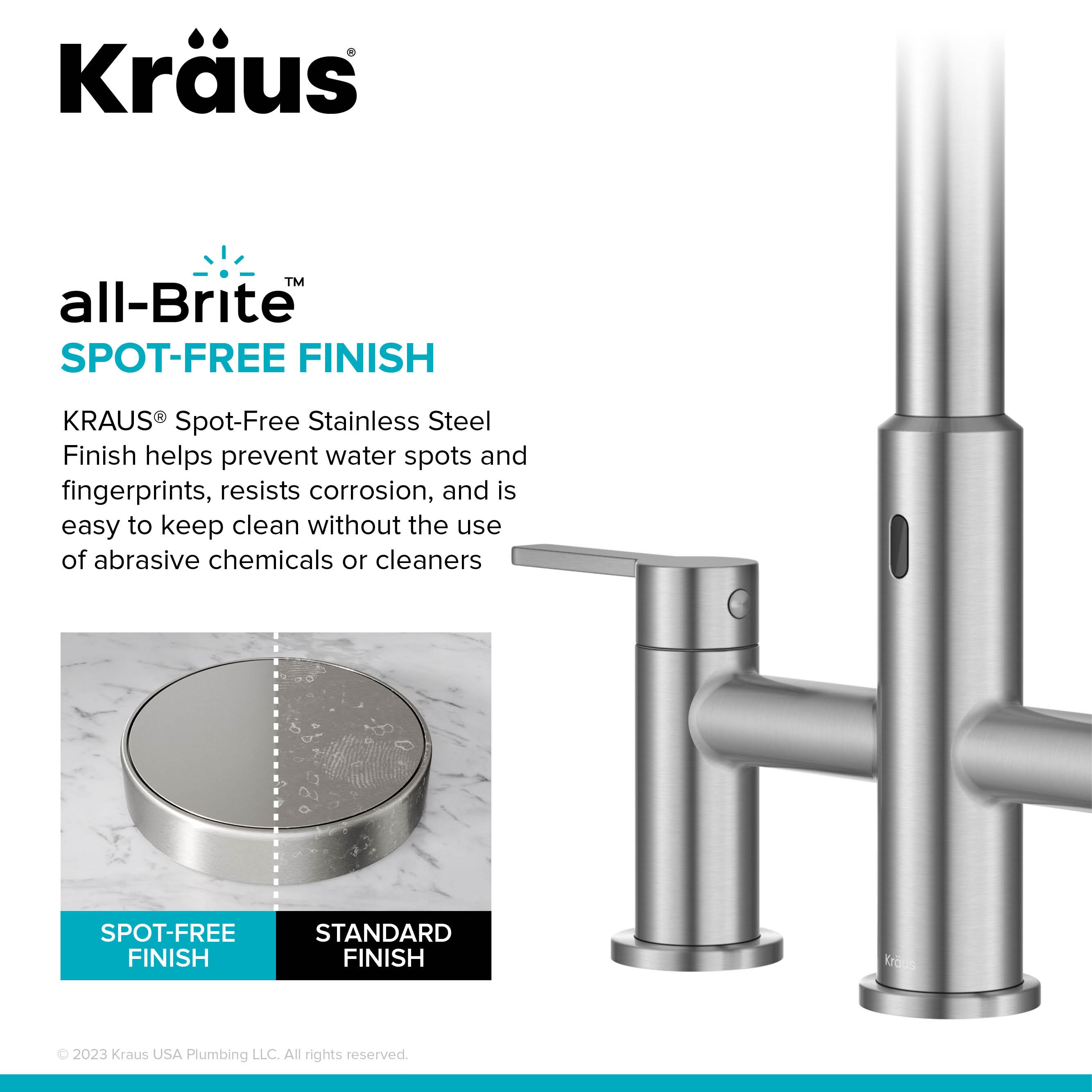 Kraus KSF-3122SFS Kitchen-Faucets - View #4