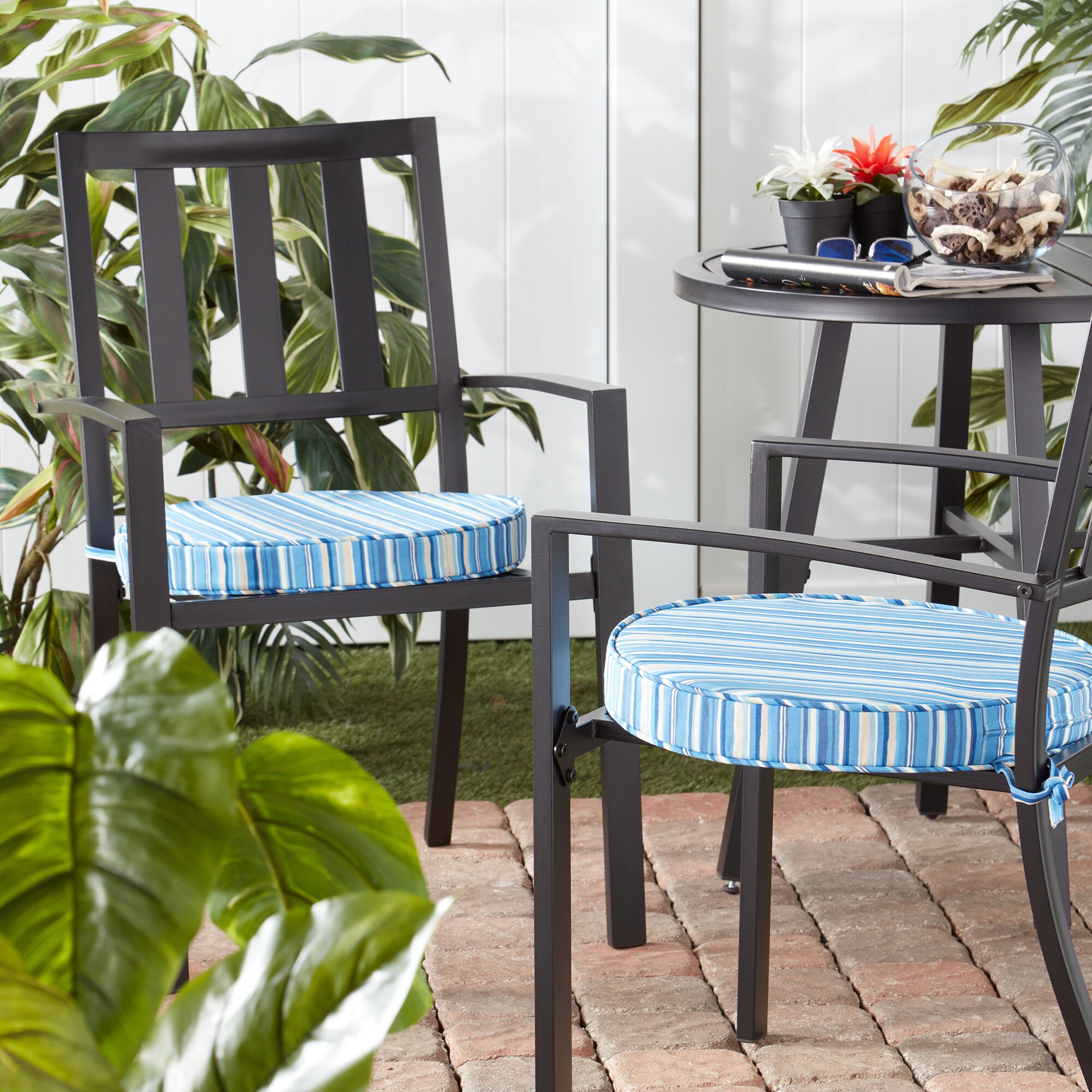 Greendale Home Fashions OP1150S2-SAPPHIRE Patio-Furniture-Cushions - View #7