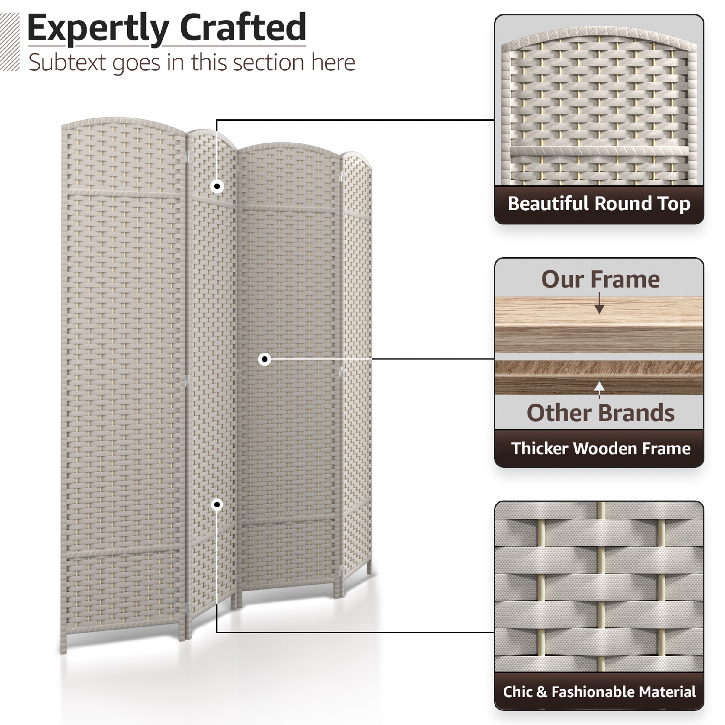 SORBUS 192405352867 Indoor-Privacy-Screens - View #2