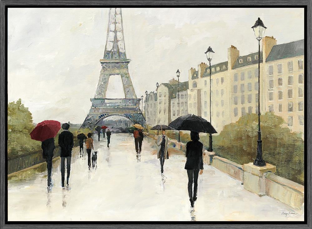  1705-8061LOW Framed 22-in H x 30-in W Landscape Print on Canvas