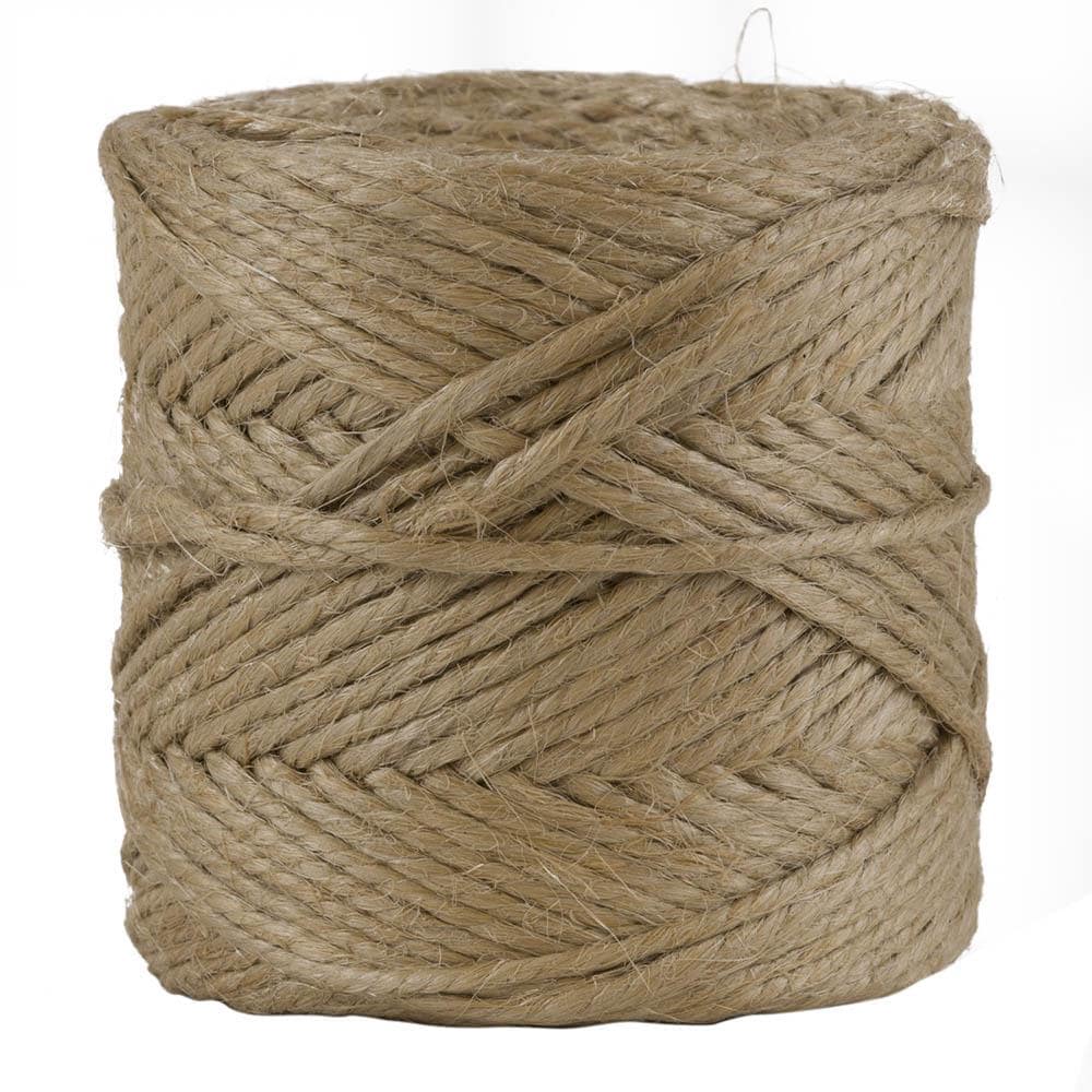 3mm Thick Brown Rustic Jute Twine String Cord Rope For Hand Craft