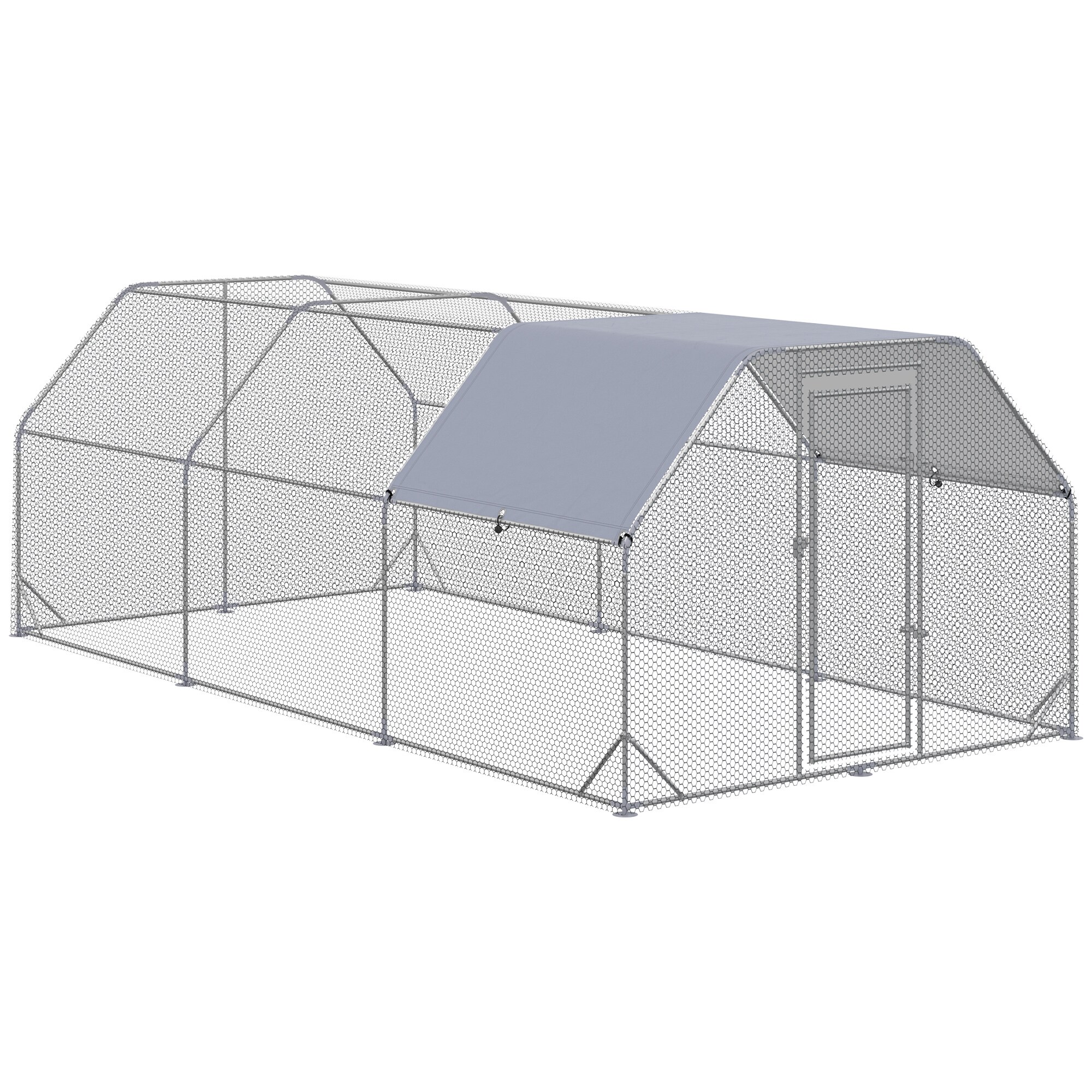 Maocao Hoom JL166346 Silver Metal Chicken coop