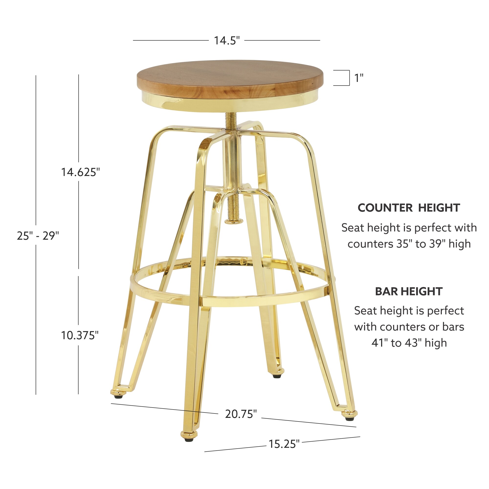 Linon LOWES2191 stools - View #9