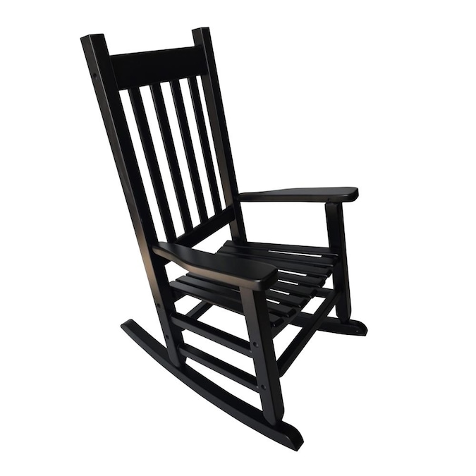 Black Wood Frame Rocking Chair S, Black Wooden Outdoor Chairs