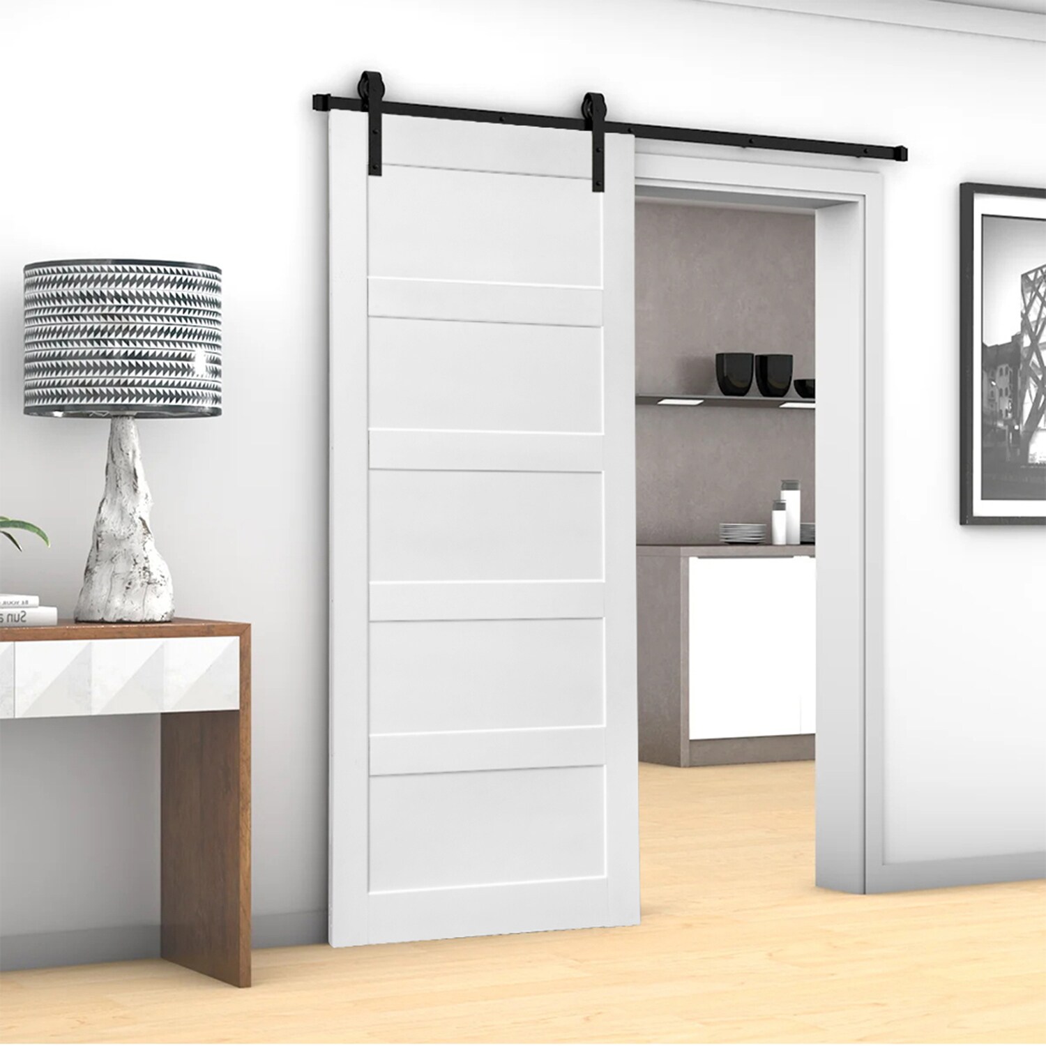 SINOFURN SYB590059WT Barn-Doors - View #10