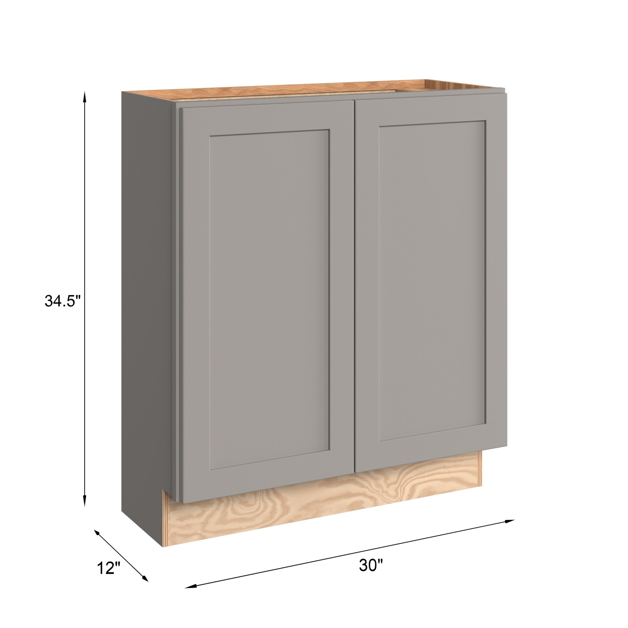 KraftMaid Momentum B3012.FHG81 Cabinets-Kitchen - View #3