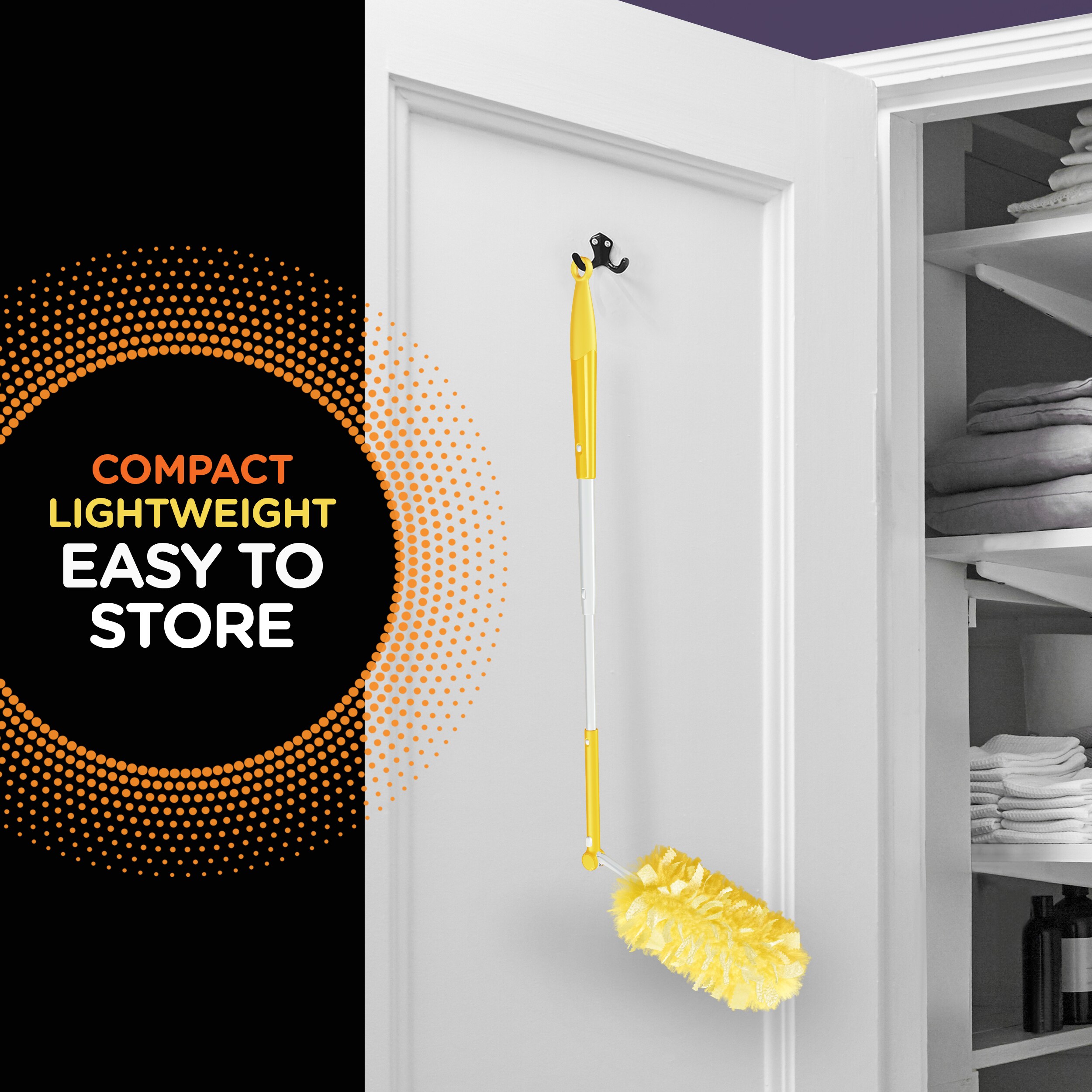 Swiffer Heavy Duty 6ft Extendable Yellow Microfiber Duster Kit
