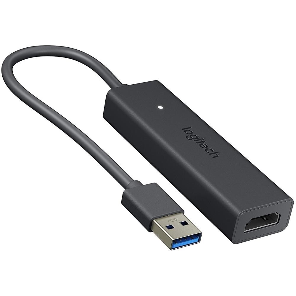  ISTR67555 Logitech- Computer Accessories 939-001553 Screen Share-Conference Room HDMI Adapter for Laptops, PC and Tablets