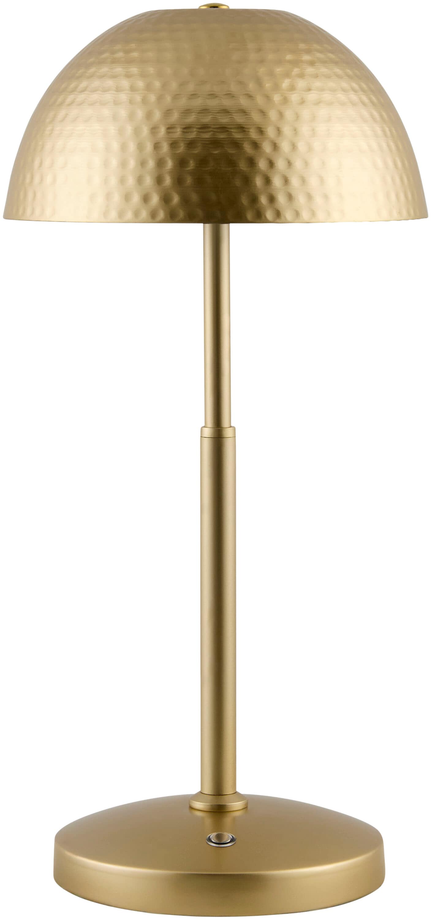 Livabliss - Elvas 15-in Gold LED Touch Table Lamp with Metal Shade