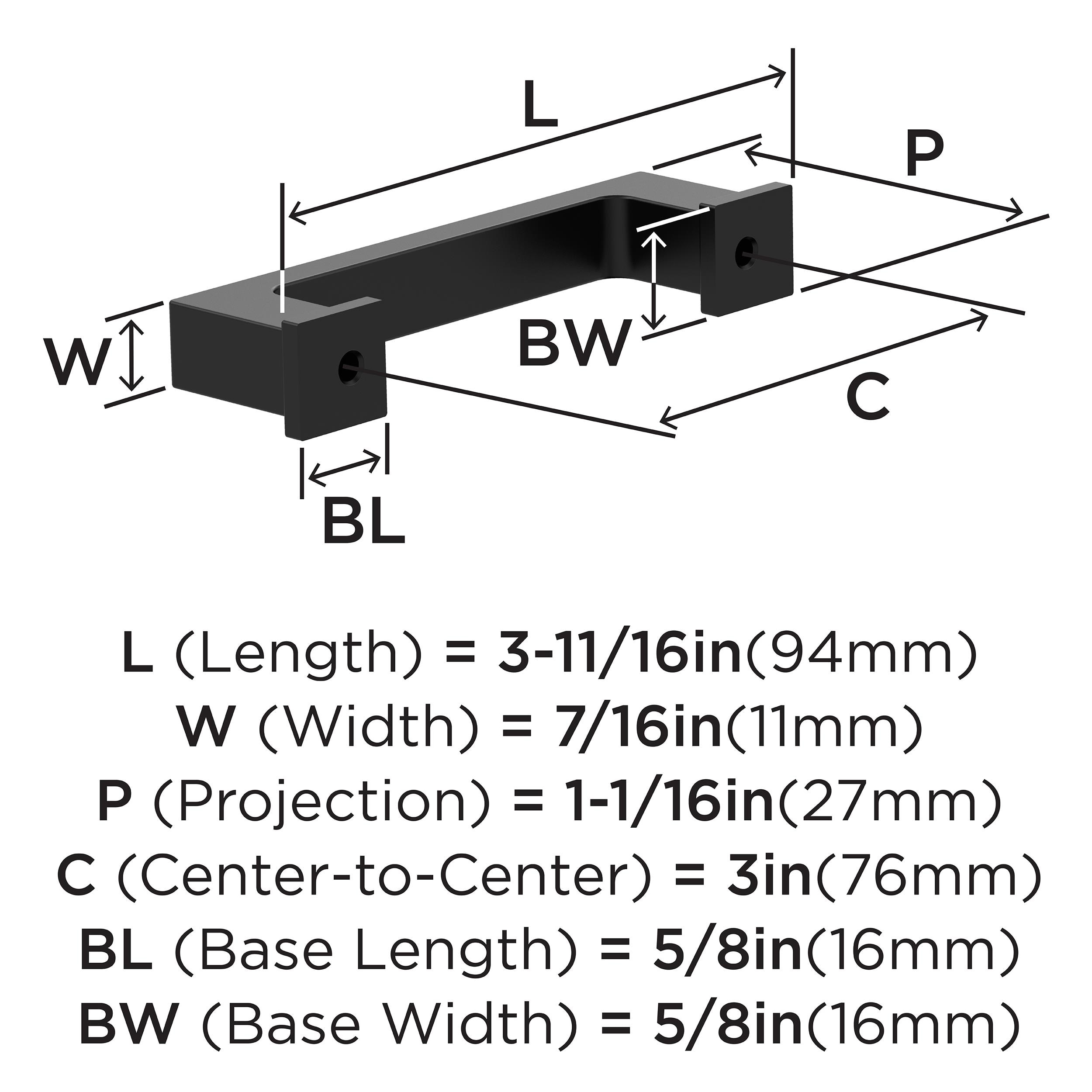 Amerock 10BX37030MB Cabinet-Pulls - View #4