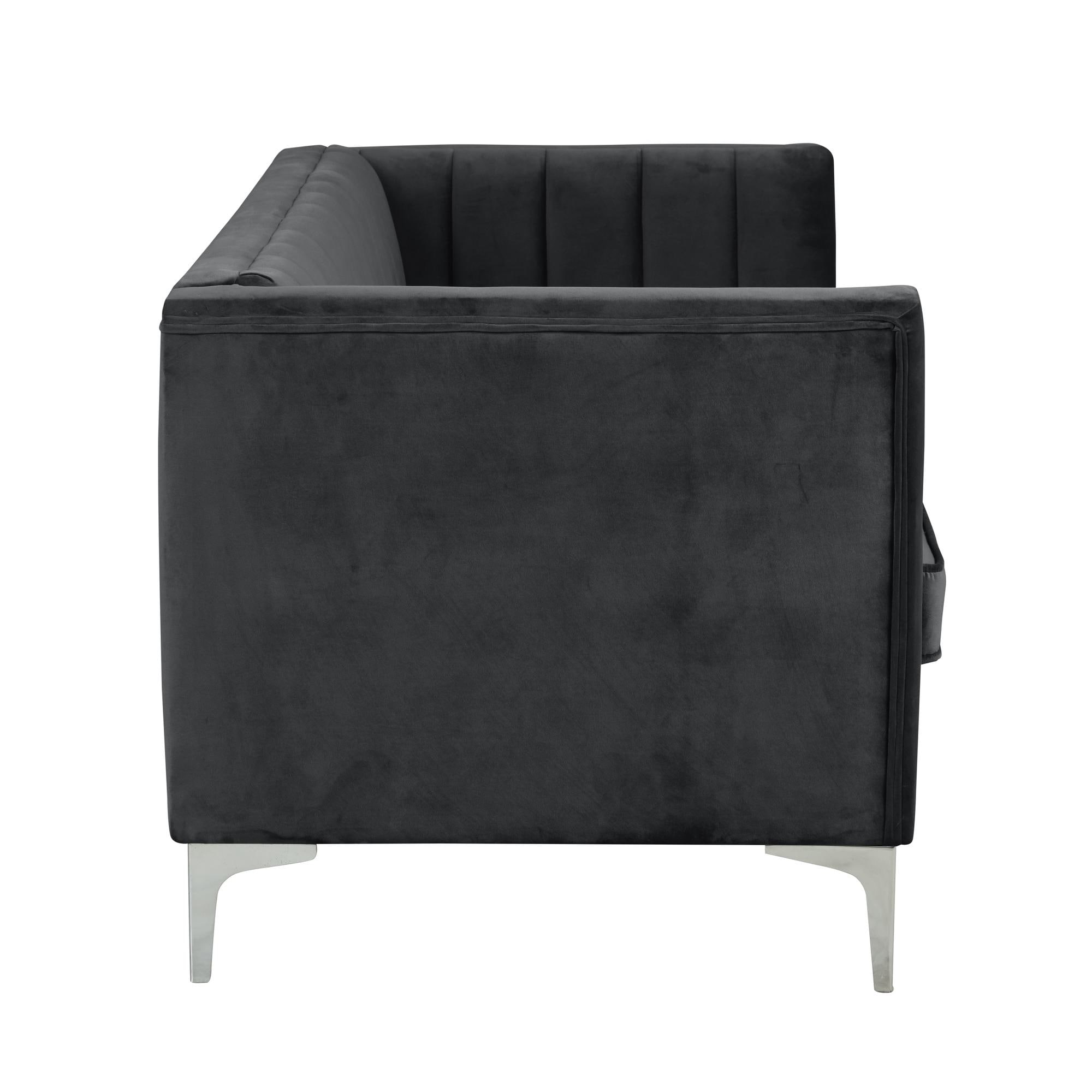 FARATI 8609-BLACK-3 Sofas-Loveseats - View #4