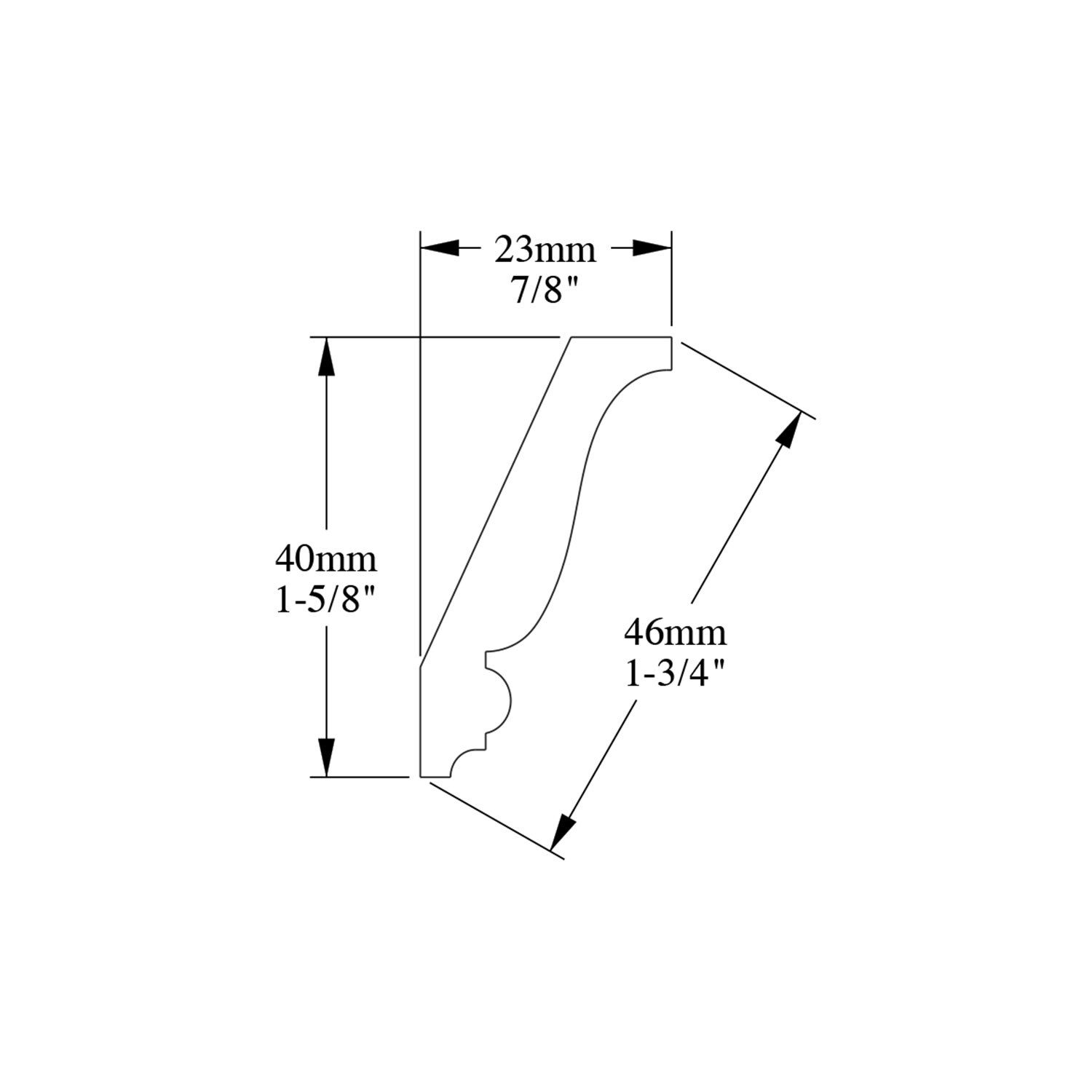 Orac Decor Orac Crown Moulding 1-5/8-in X 78-in Primed Polystyrene ...