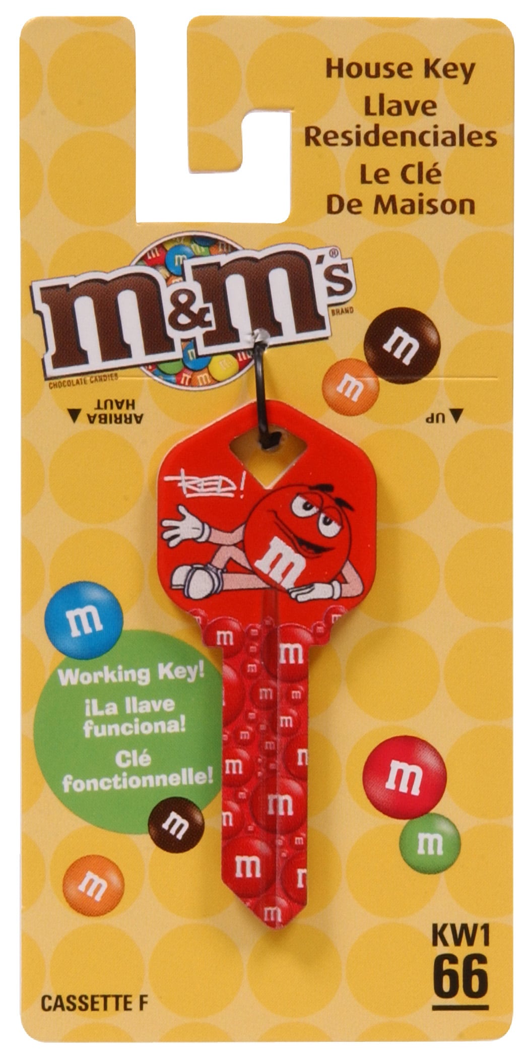 Hillman 87522 #66 M&M Red Assorted Key
