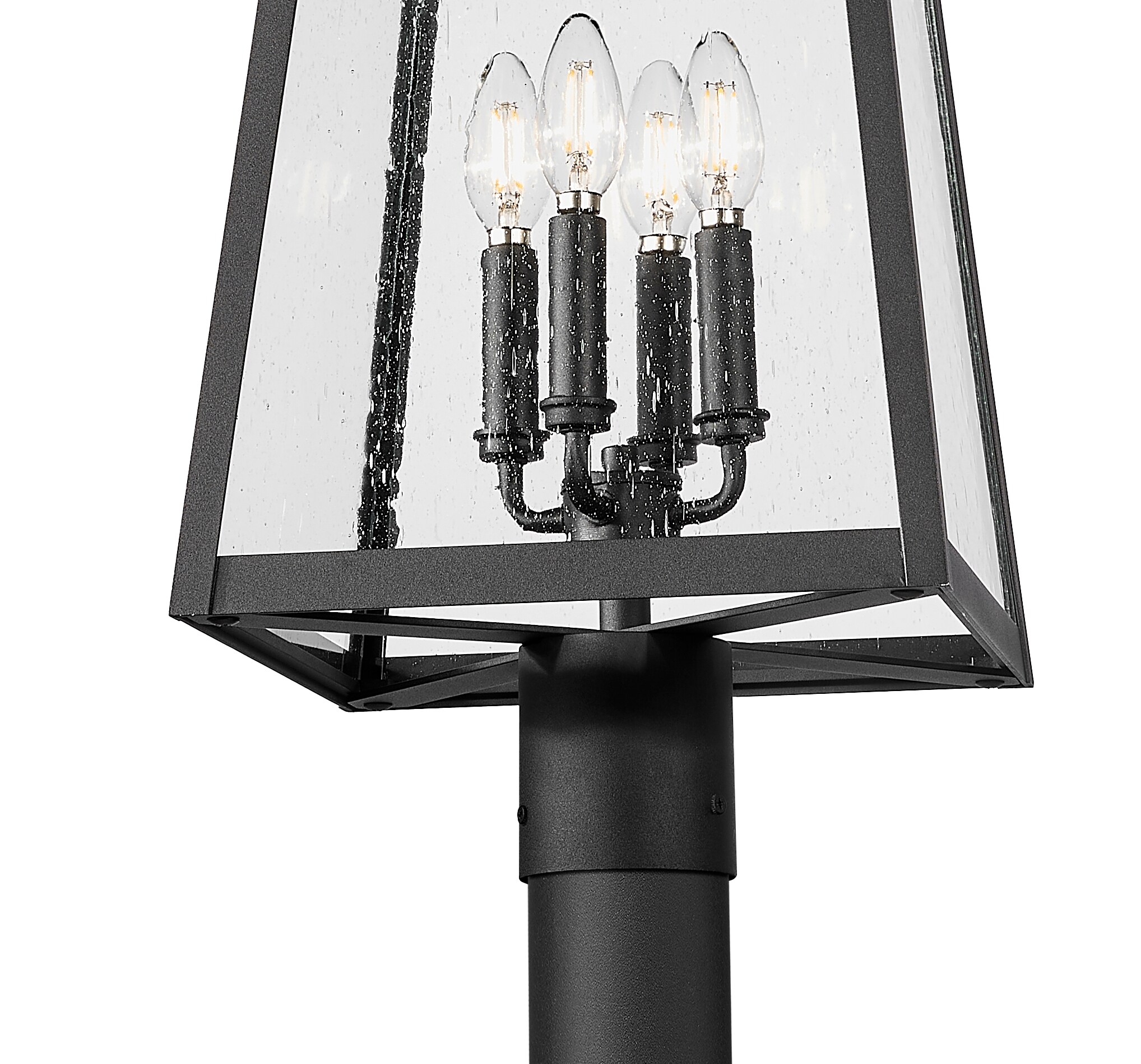 Z-Lite 5015PHBR-5009P96-BK Complete-Post-Lights - View #6