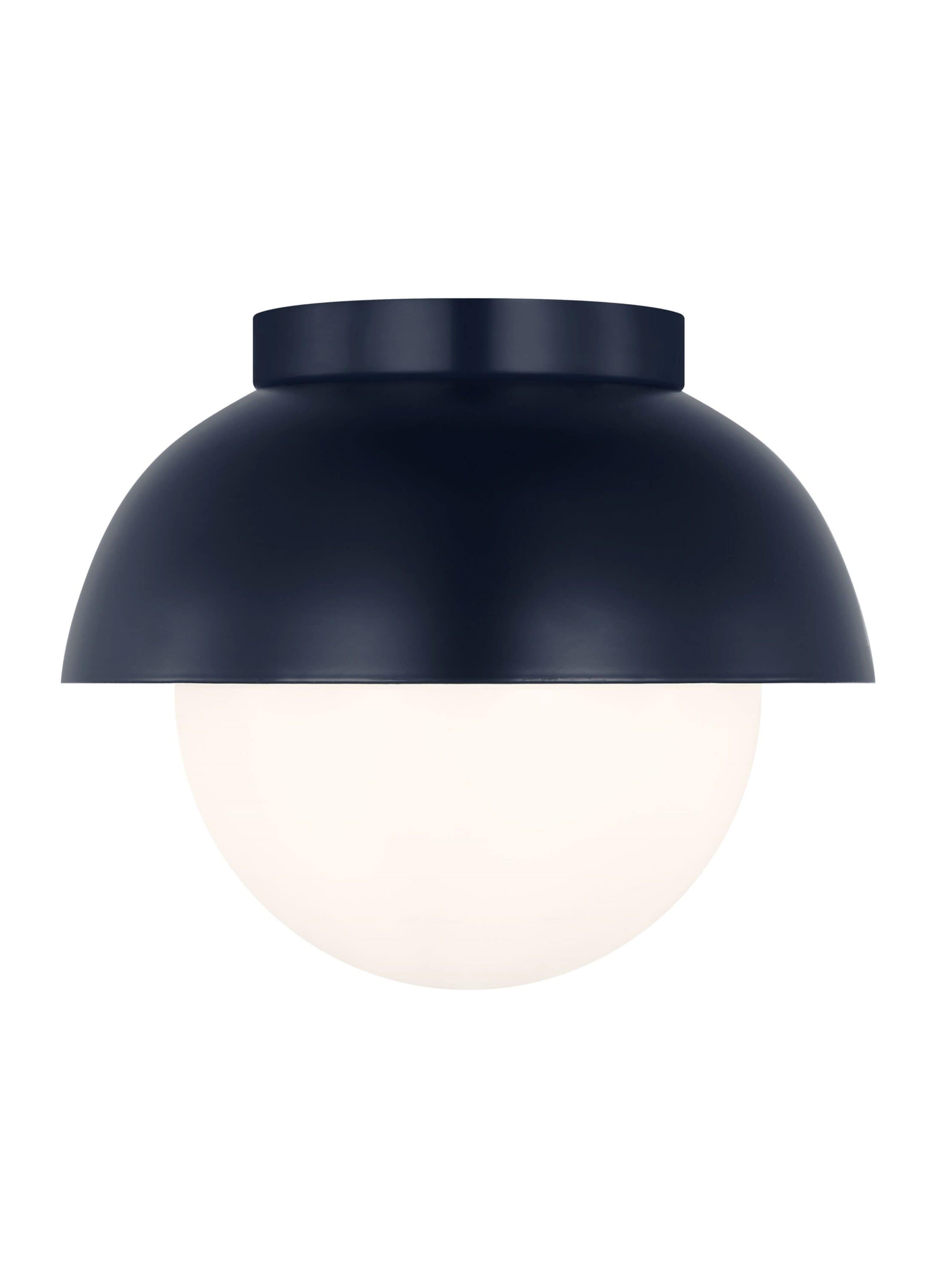 Scott Living DJF1011NVY Hyde 1 -Light 8-in Blue Flush Mount Light
