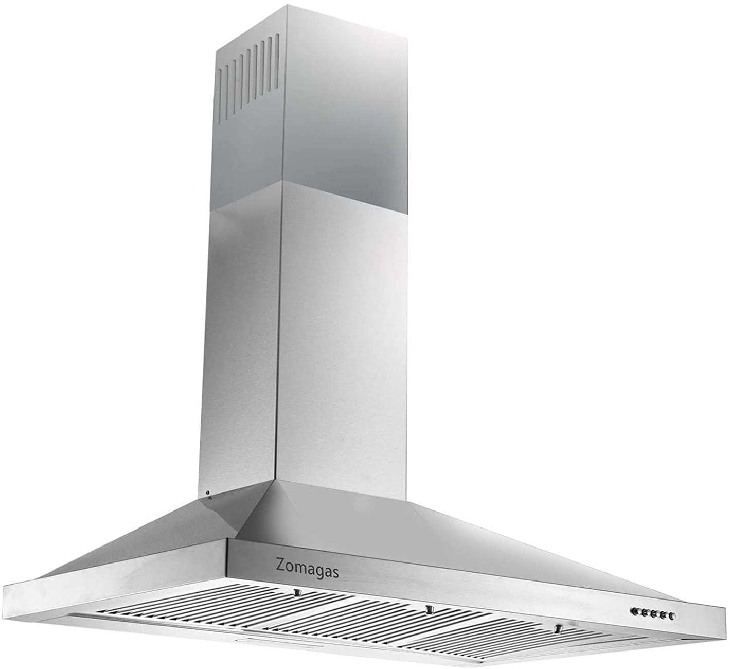 Kahomvis GEHT-DOQP-J6U 36 inch Ducted 450-CFM Recirculating Stainless Steel Wall-Mounted Range Hood