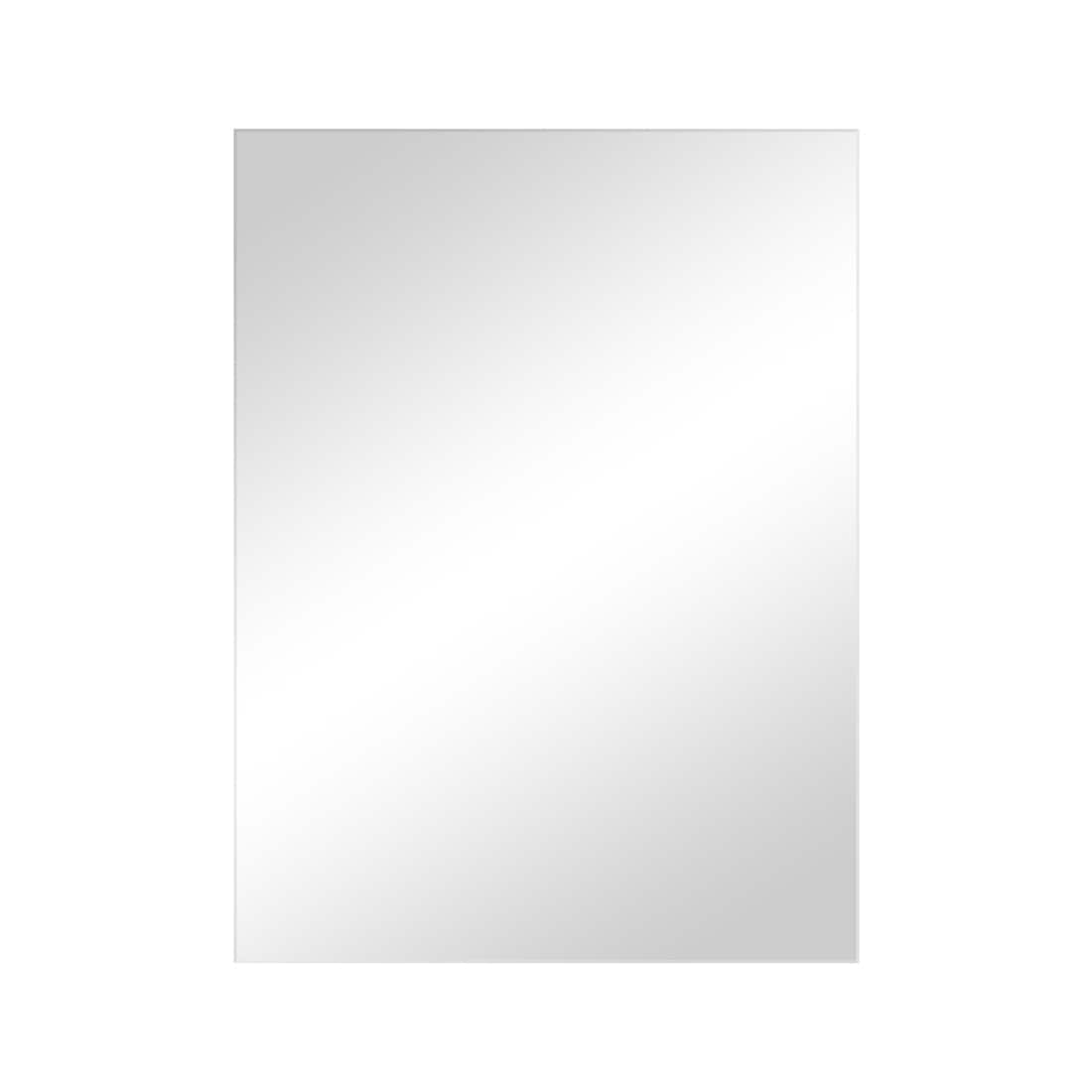 Project Source 96676 30-in W x 40.0-in H Rectangle Silver Polished Frameless Wall Mirror