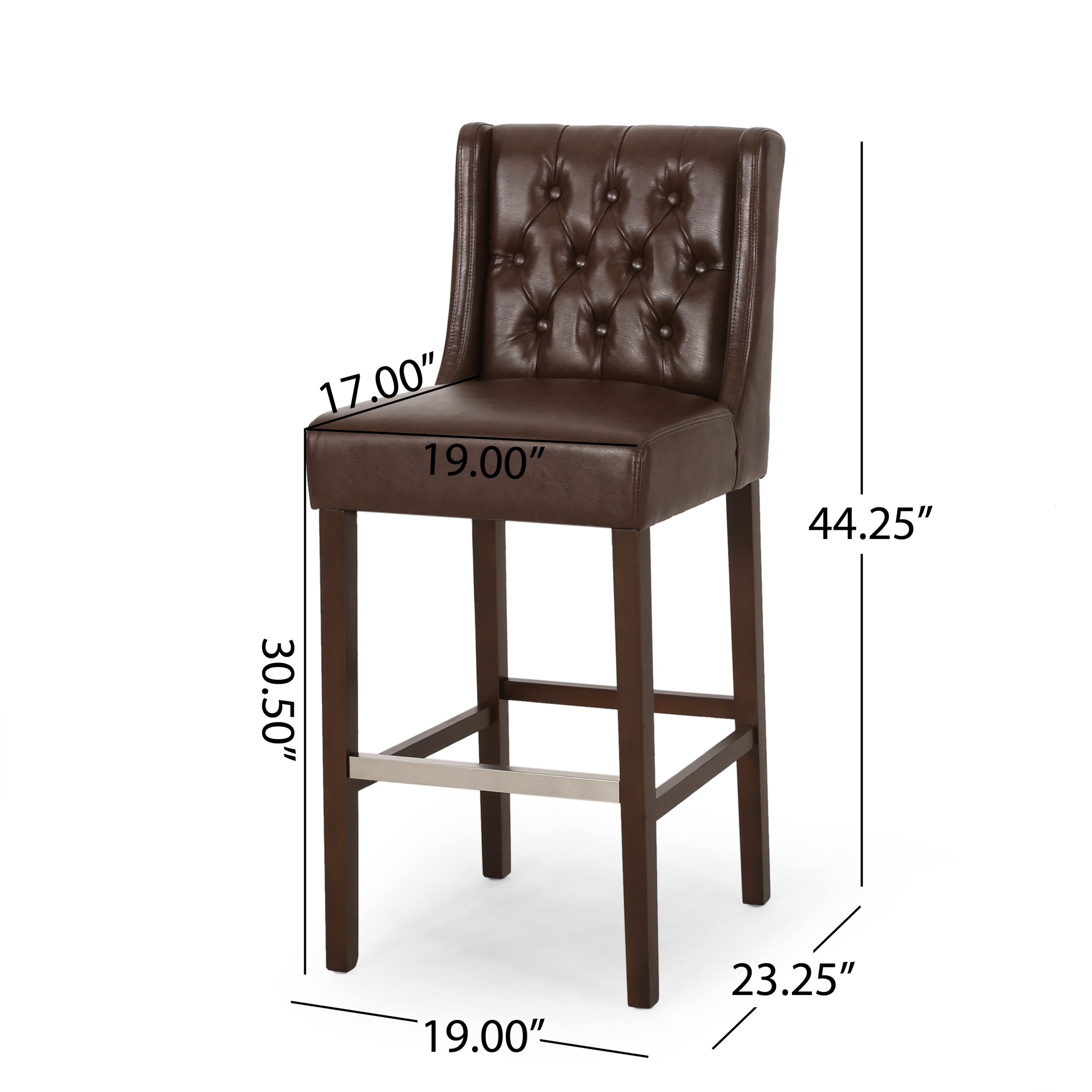 ModernLuxe L3P-70678.00PUDBRN Dining-Chairs - View #3
