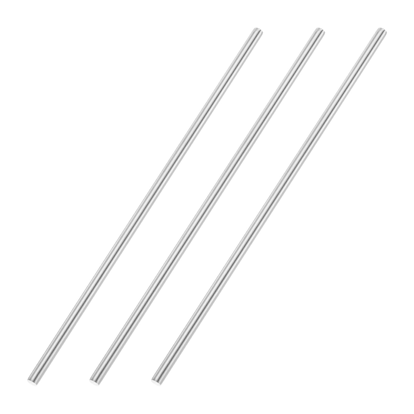 Unique Bargains - 5mmx200mm 304 Stainless Steel Solid Round Rod for DIY Crafts 3pcs