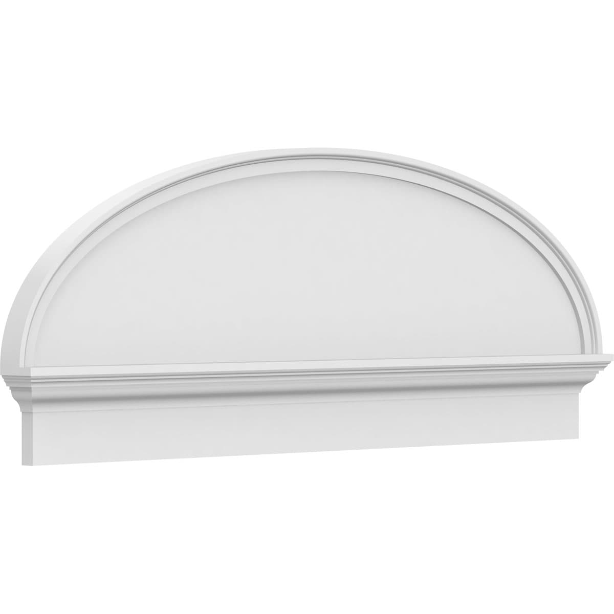 Ekena Millwork PEDPC052X200ELL00 52-in W x 19.875-in L PVC Pediment