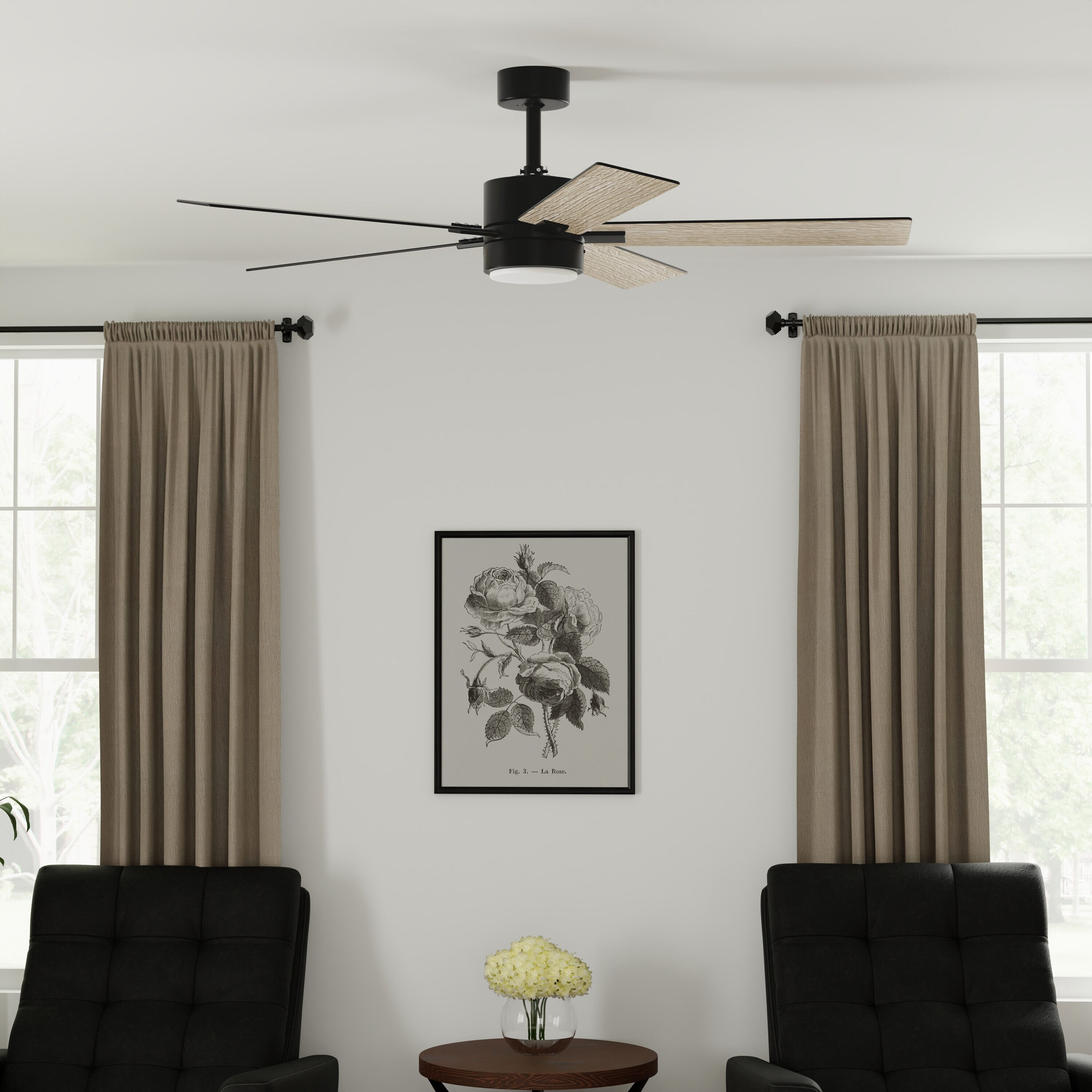 Harbor Breeze POR52MBK5LR Ceiling-Fans - View #8