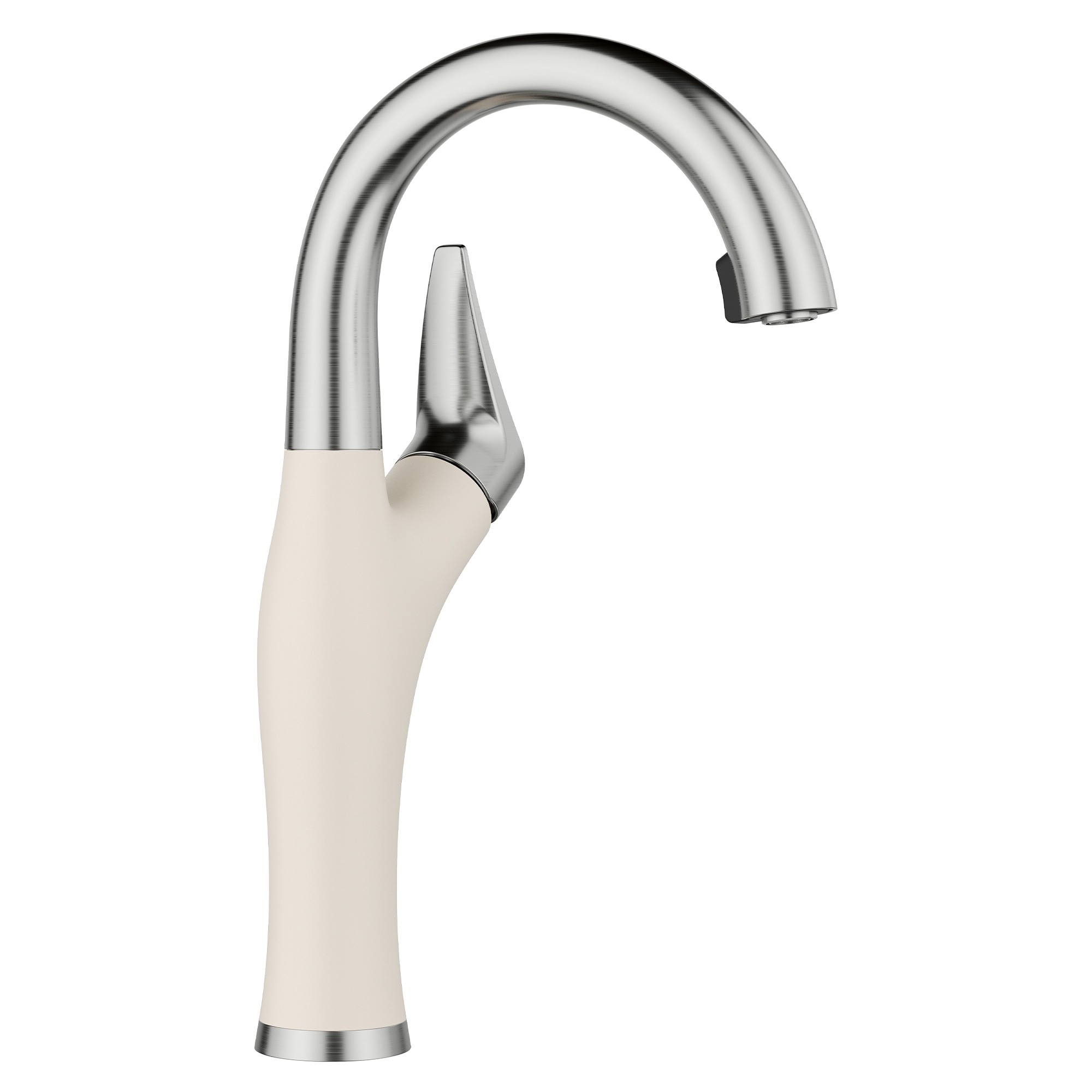 BLANCO 443041 Soft White Single Handle Deck-mount Kitchen Faucet