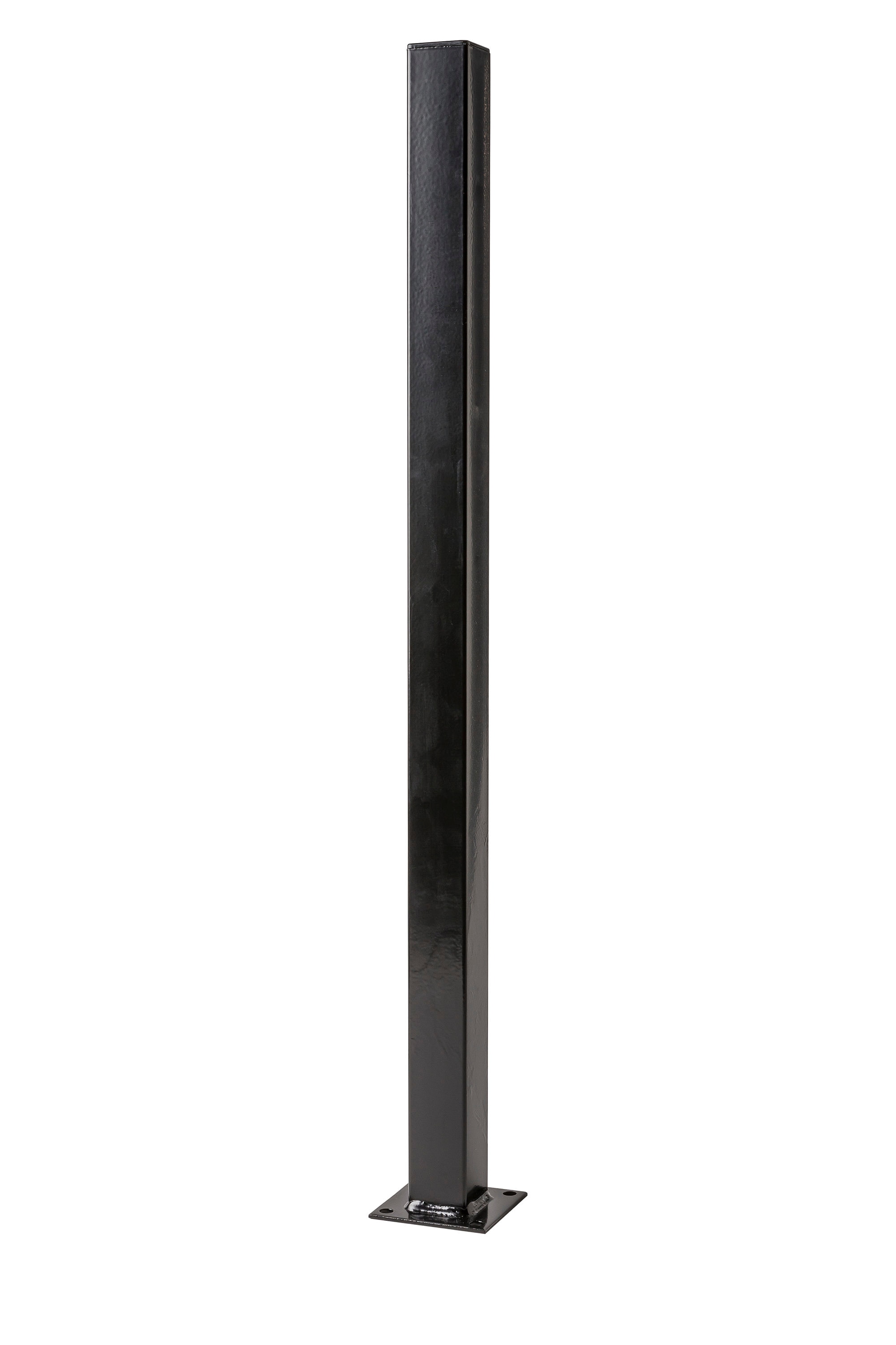 3-ft H x 2-in W Black Galvanized Steel Decorative Universal Fence