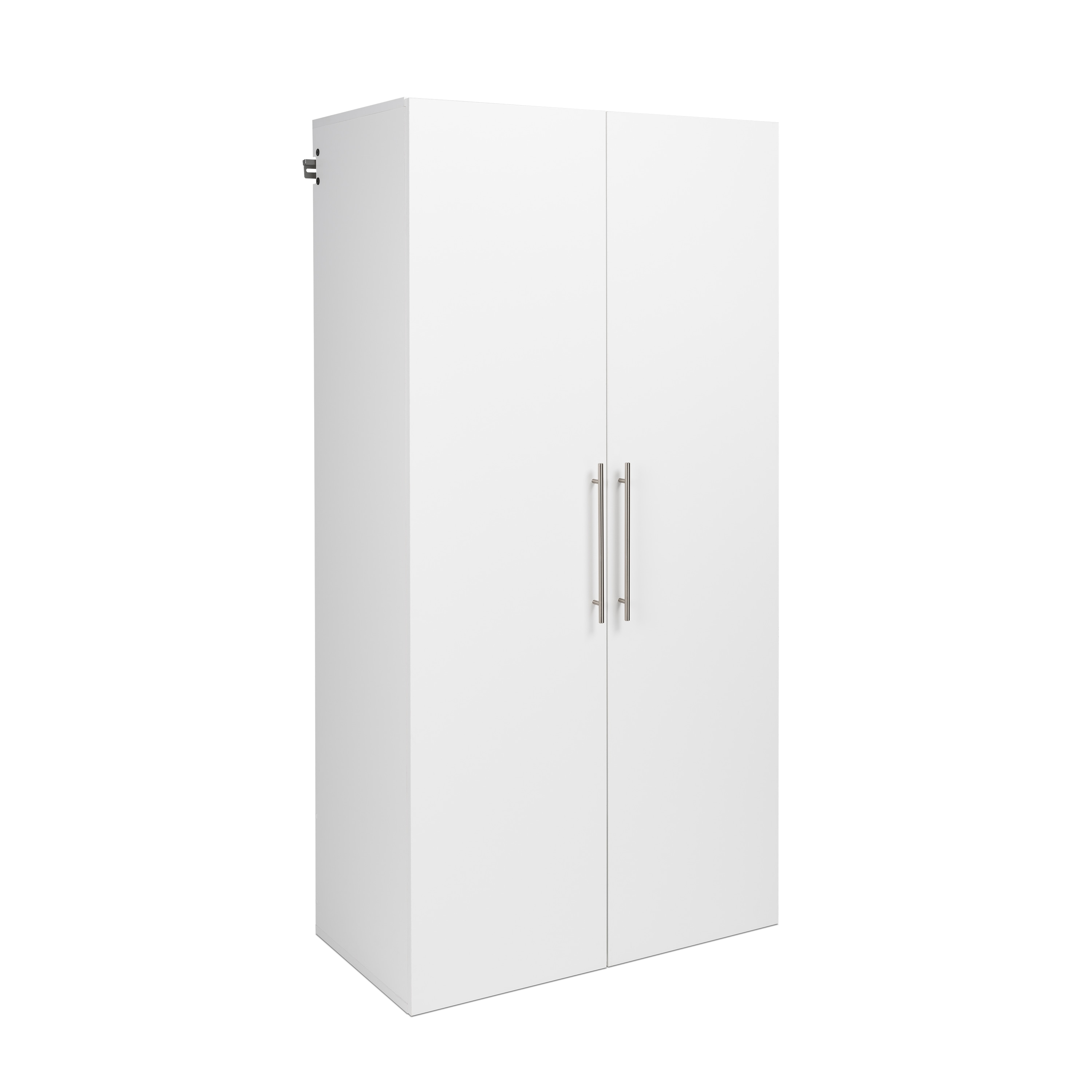 Prepac HangUps Composite Wood Wall-mounted Garage Cabinet in White