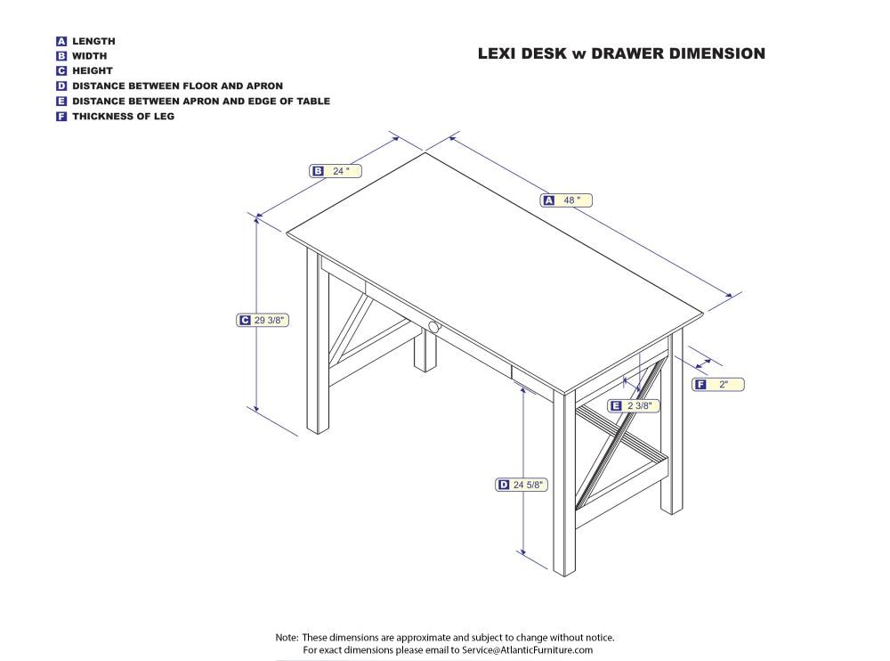 AFI Furnishings AH12244 desks - View #10