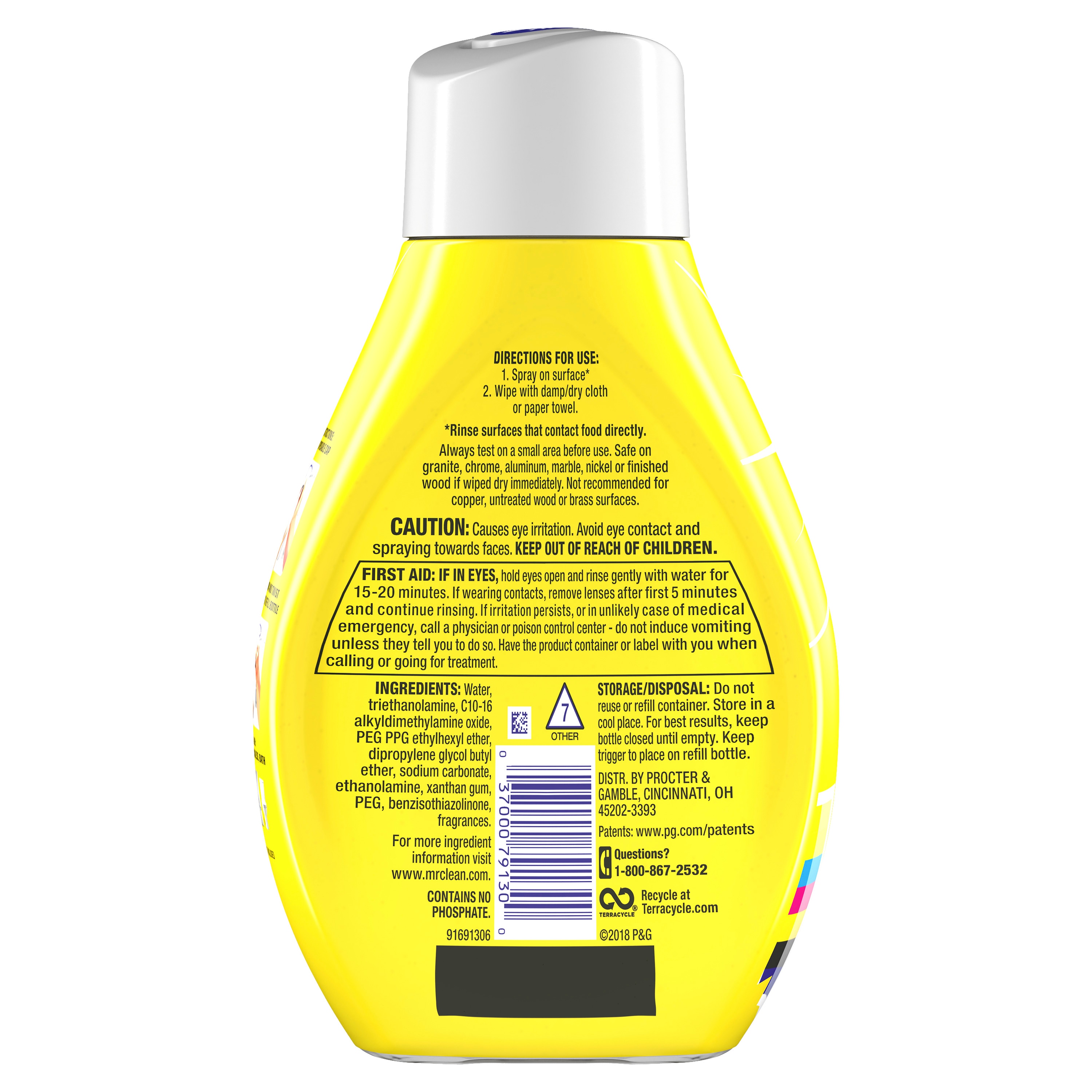 NikCatcher Bundle: Mr. Clean Clean Freak Multi-Surface Spray + Refill, Lemon Zest (62.9 fl. oz.) Bundle Microfiber Cleaning Cloth (3-pack) 