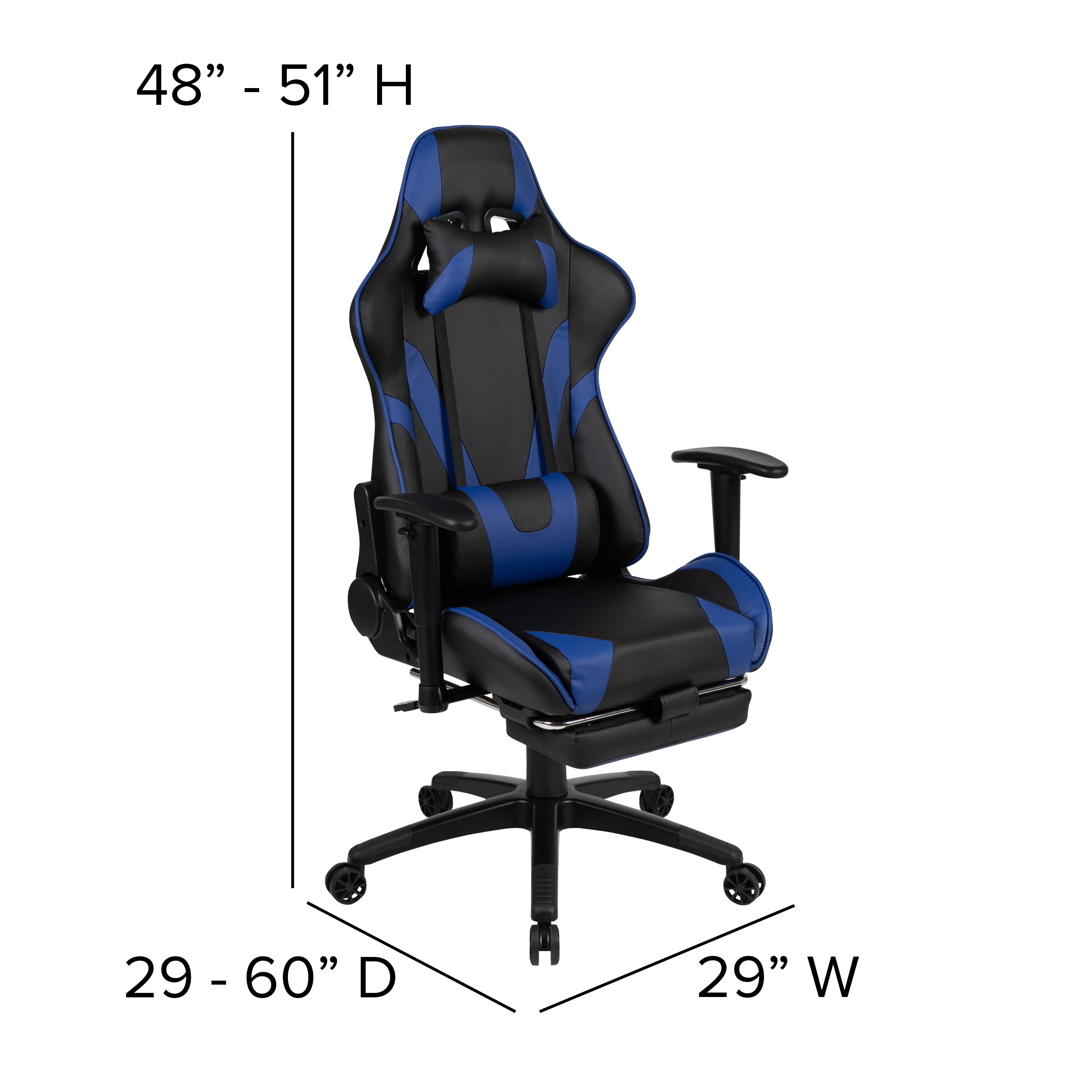 A line furniture executive adjustable reclining office chair 2024 with incremental footrest