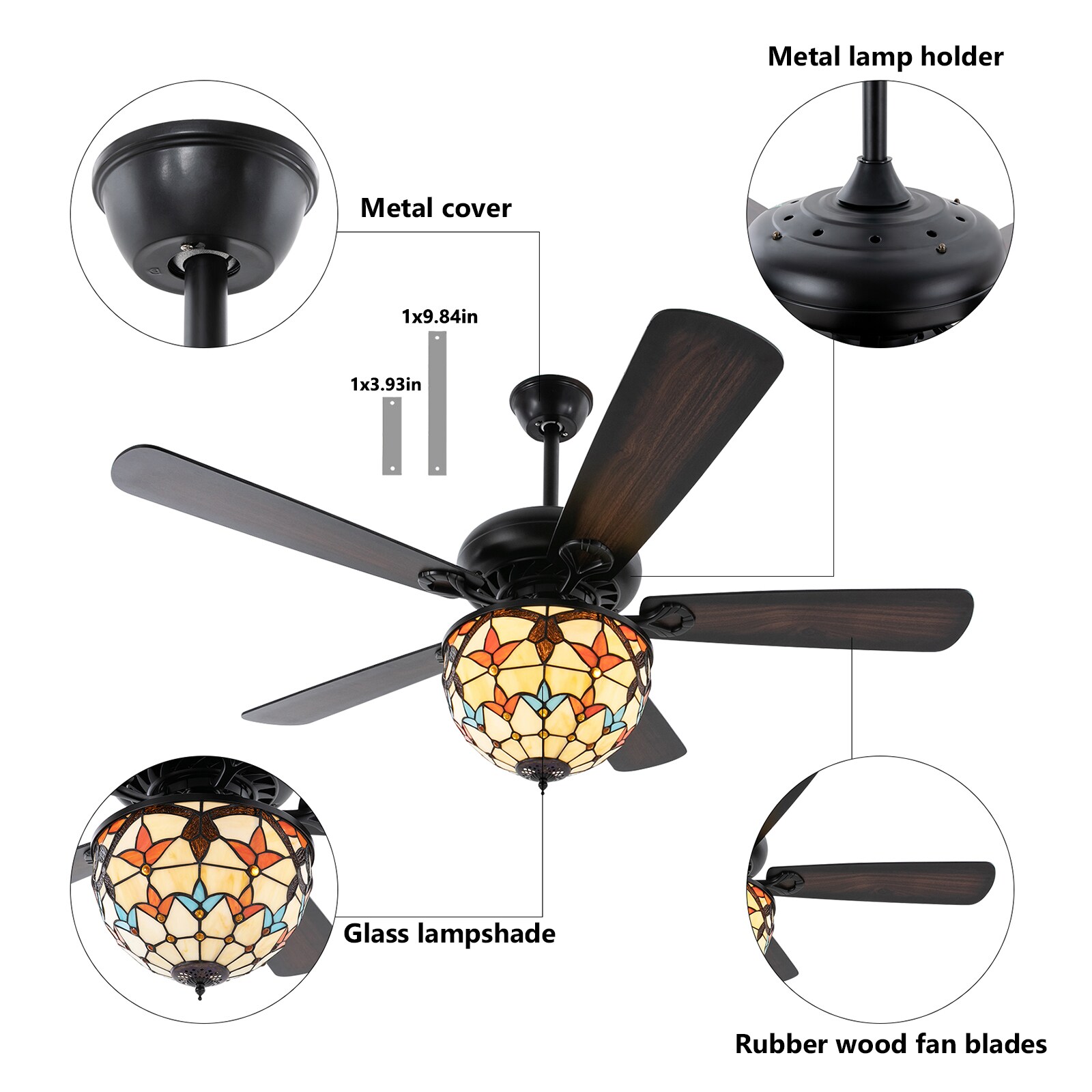 Oukaning HG-HCXLST-5075-US Ceiling-Fans - View #6