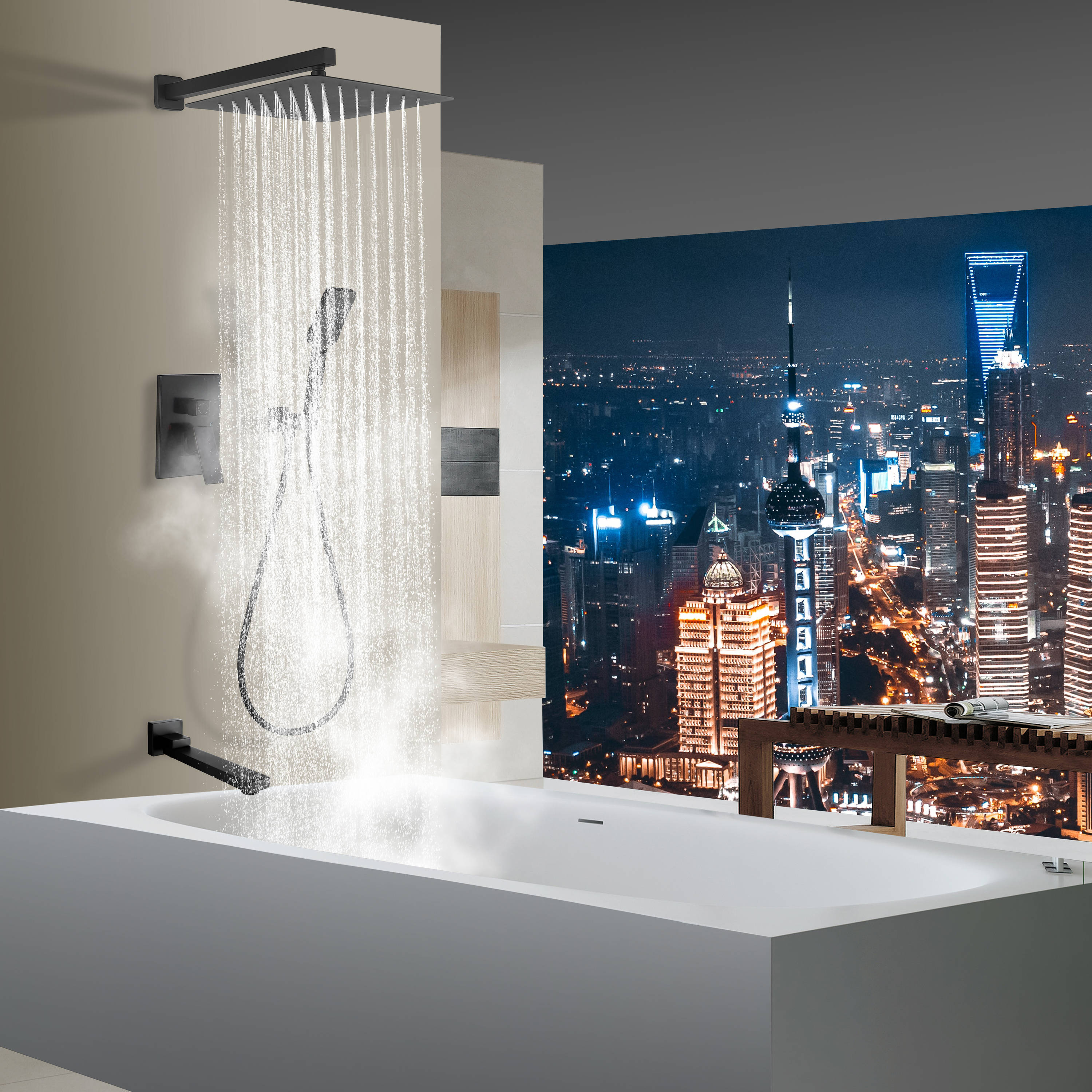 WELLFOR DB-BT1H Tub-Shower-Faucets - View #3