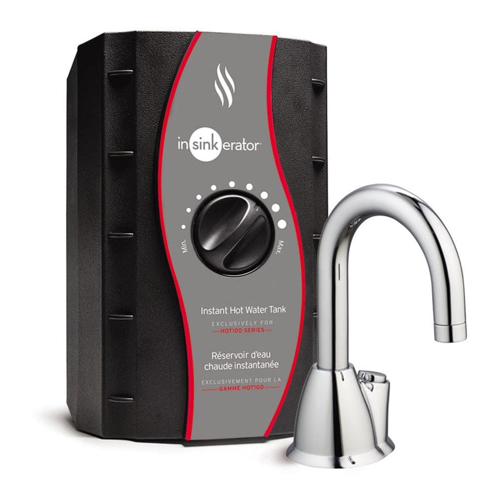 InSinkErator Invite Chrome Instant Hot Water Dispenser with Tank in the Water  Dispensers department at