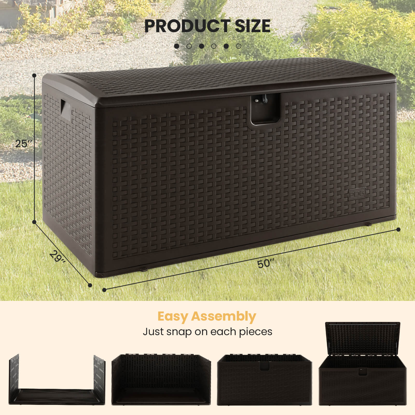 LIVIZA TDS10706BN Vinyl-Resin-Storage-Buildings - View #5
