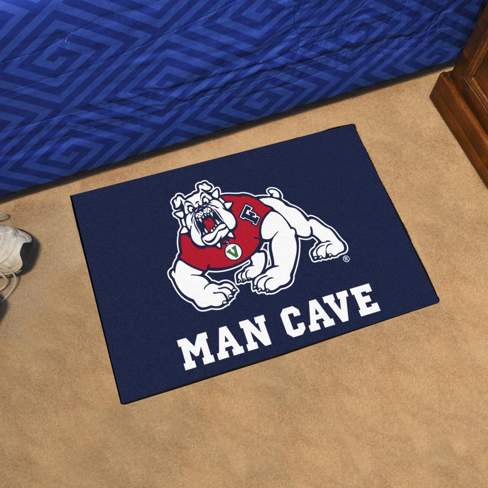 FANMATS Fresno State Bulldogs 1-1/2-ft x 2-1/2-ft Navy Rectangular