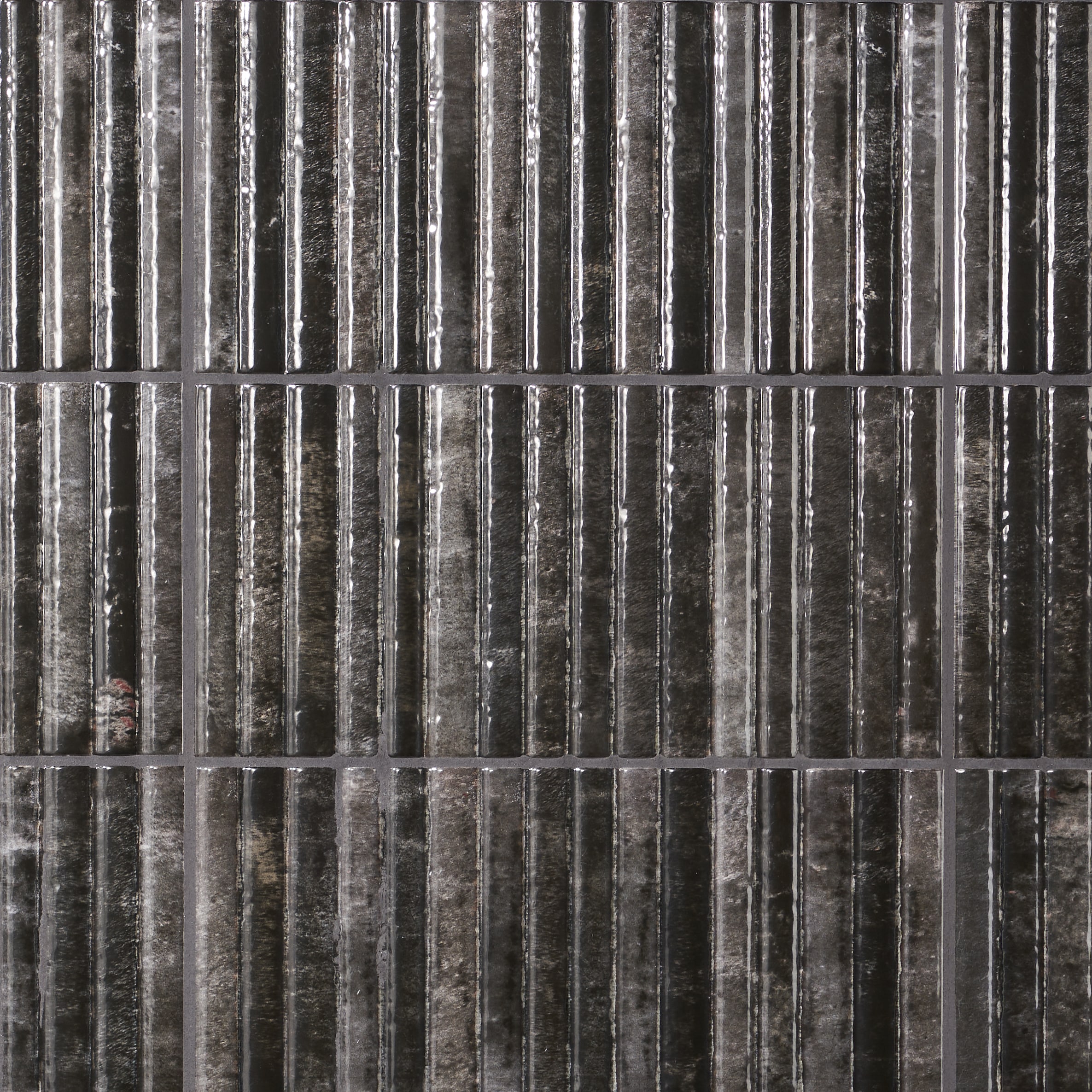 Artmore Tile EXT3RD108885 Hills Black 6-in x 12-in Glossy Ceramic Wall Tile (9.68-sq. ft/ Carton)