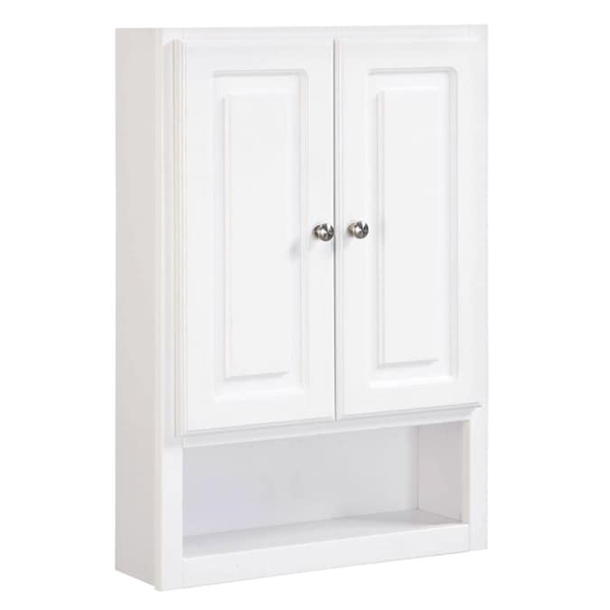 Bathroom Wall Cabinets At Com, White Shaker Style Bathroom Wall Cabinet