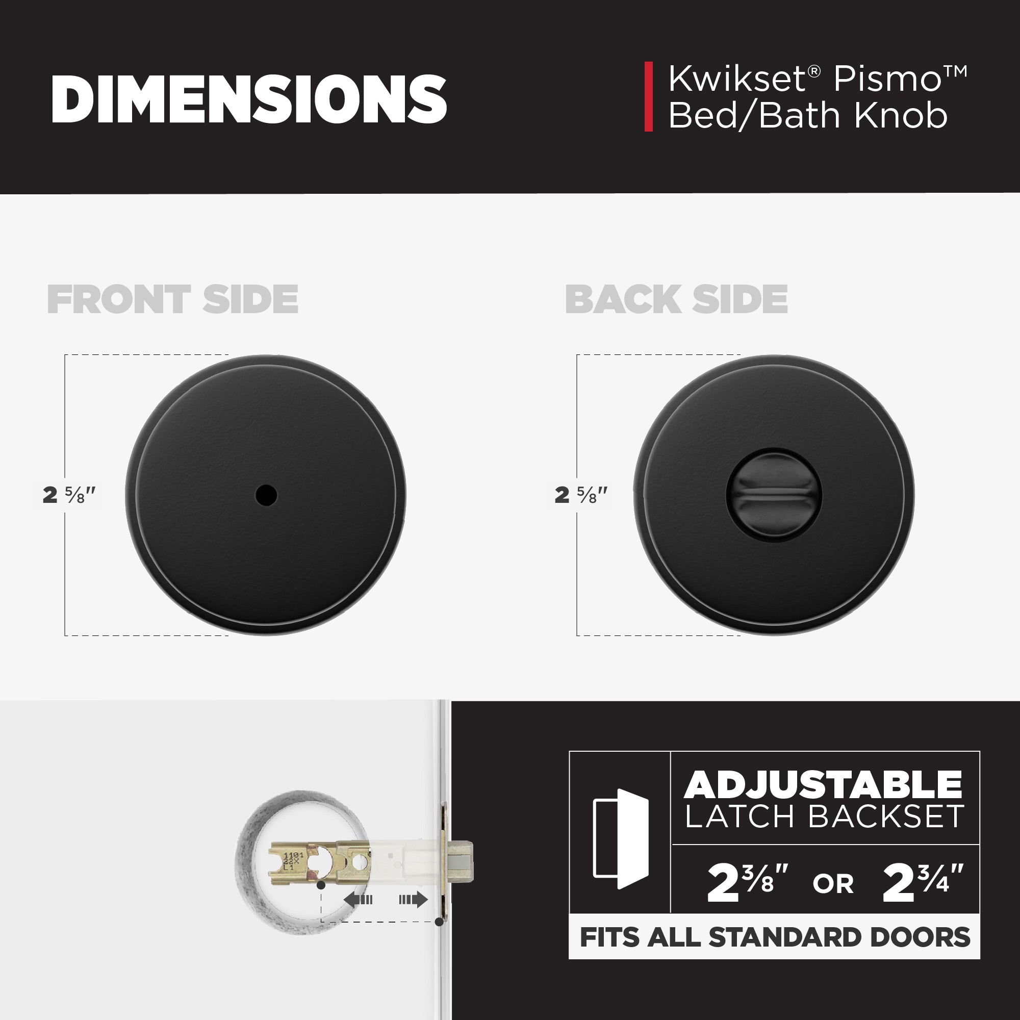 Kwikset Signature Series 730PSK RDT 514 CP Door-Knobs - View #8