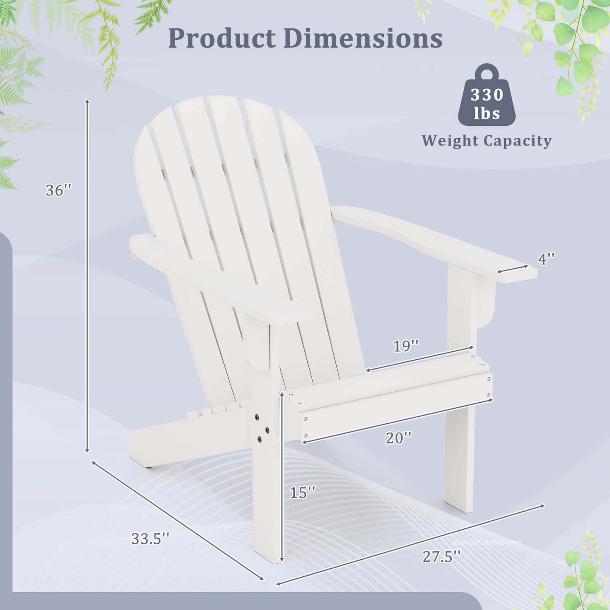 Costway HCST04349 Patio-Chairs - View #2