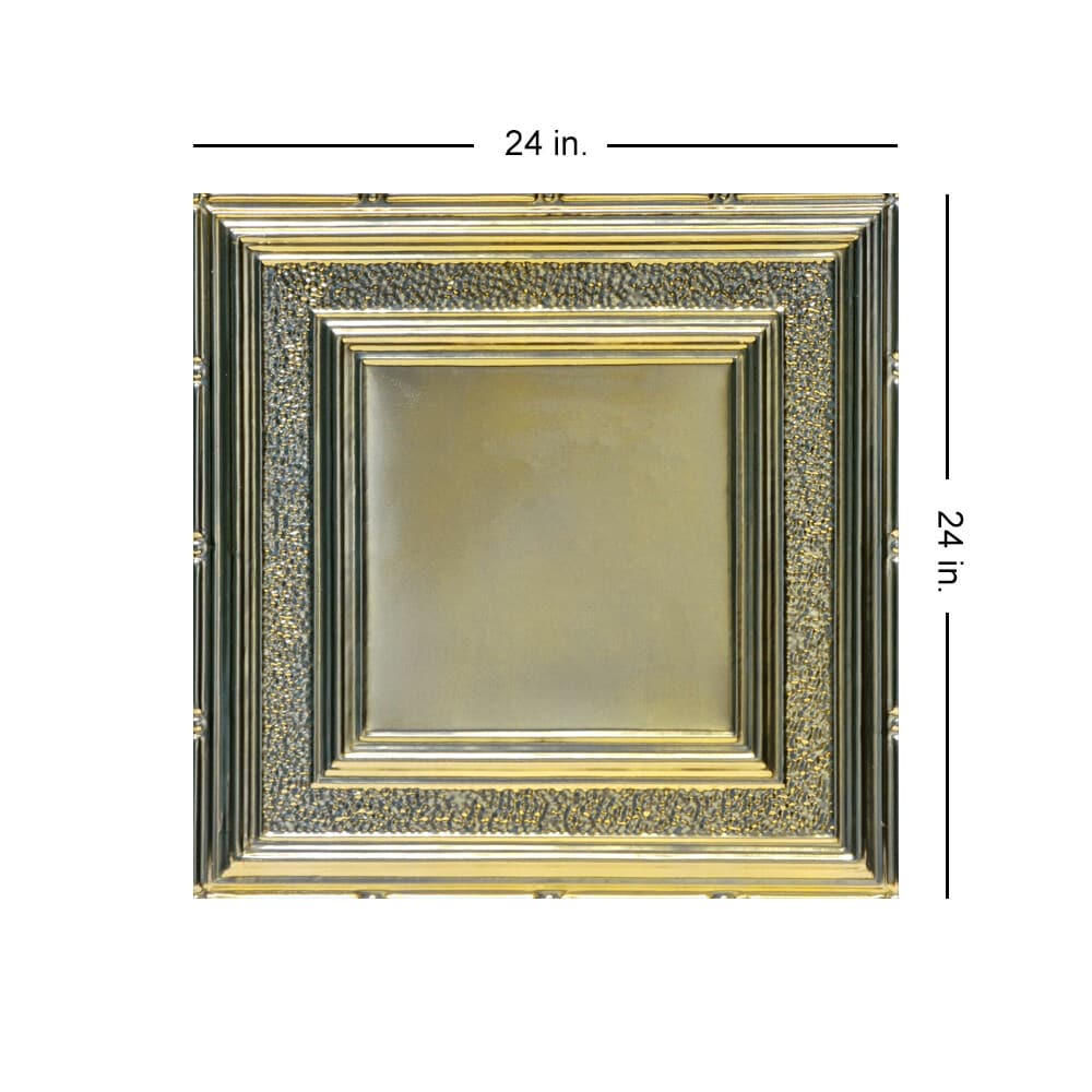 From Plain to Beautiful in Hours SKPC509-GN-24X24-D12 Ceiling-Tile - View #3