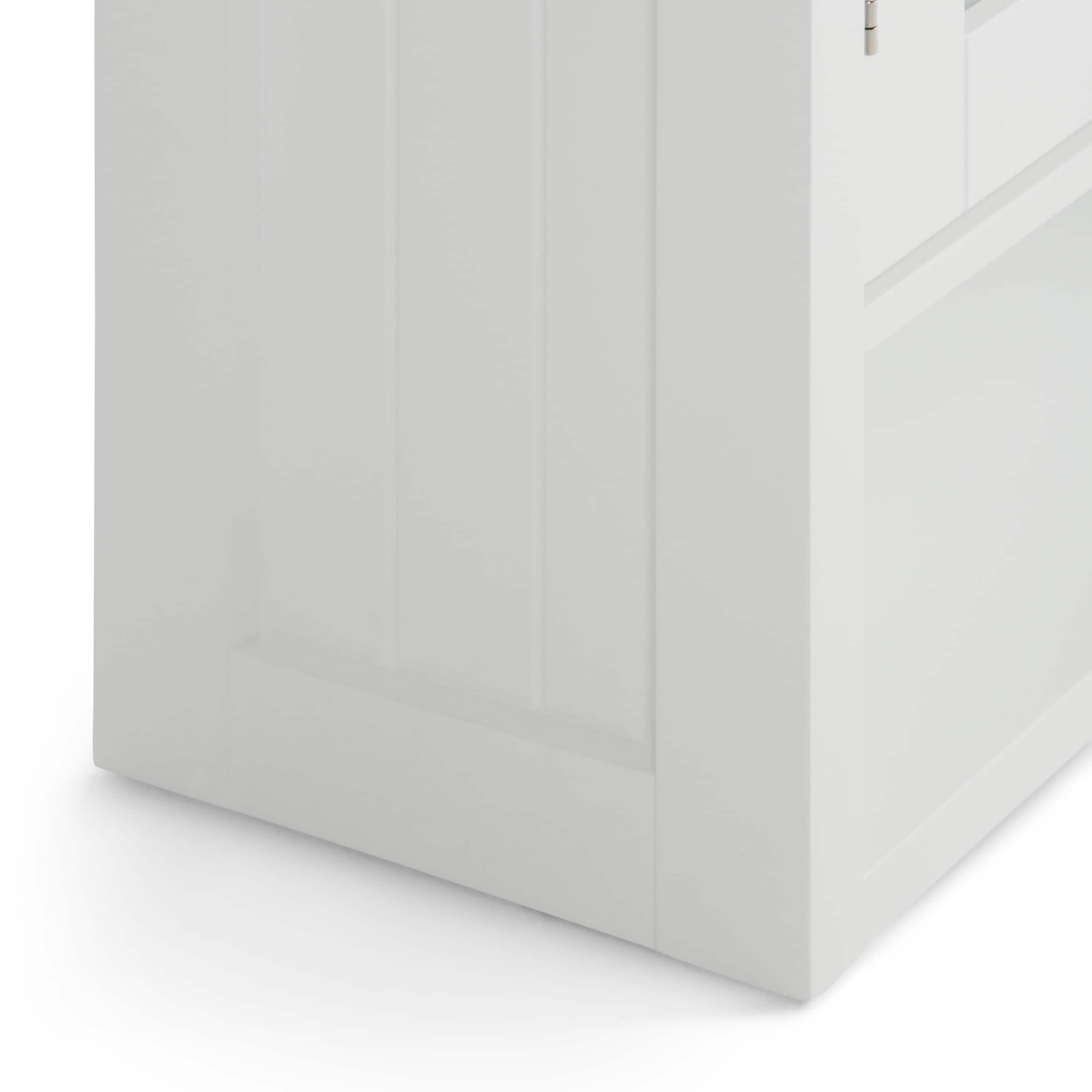 Simpli Home AXCBSACA04-WH Bathroom-Wall-Cabinets - View #6