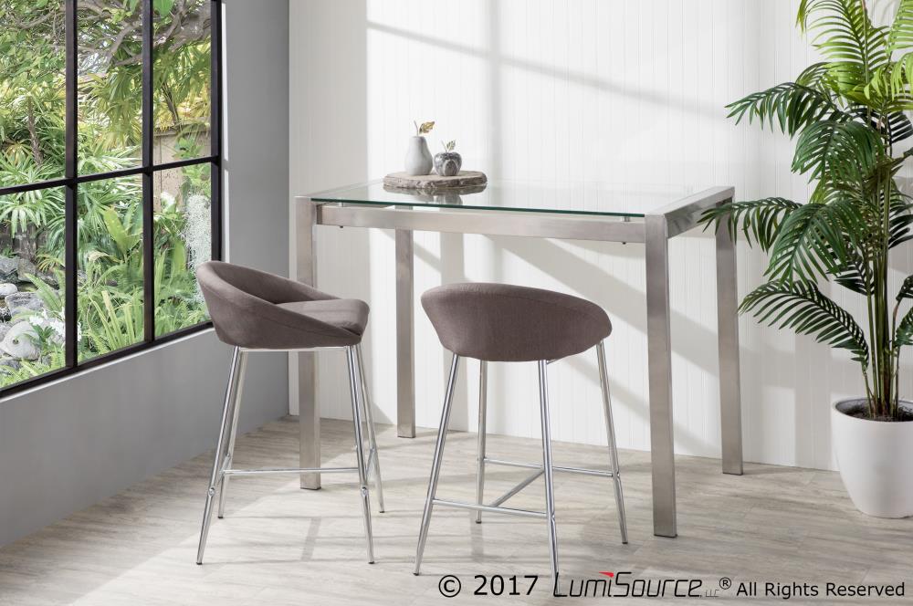 LumiSource CT-FUJI SS+GLS Dining-Tables - View #8