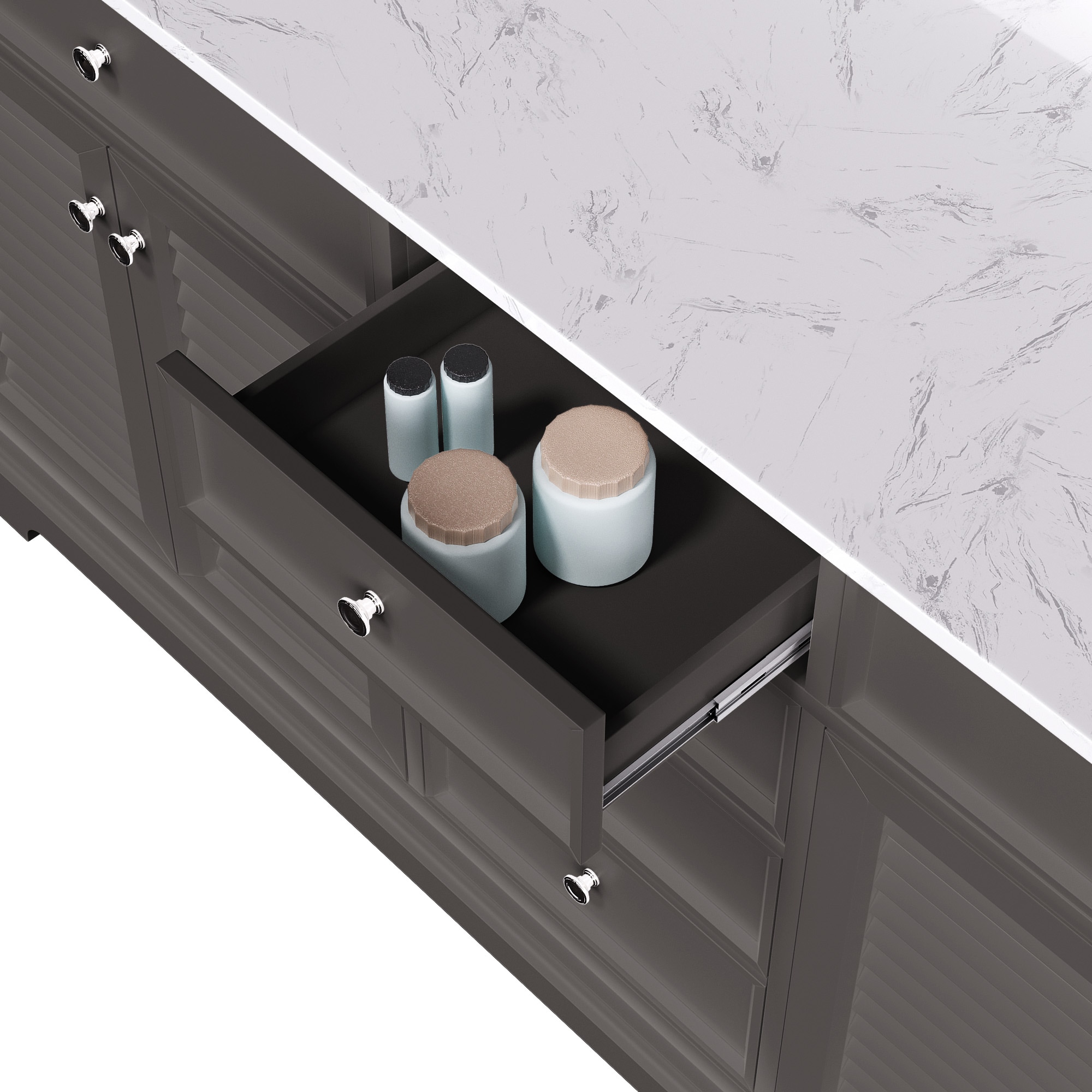 JEAREY DXRZJ-6S-BE Bath-Vanity-Combo - View #12