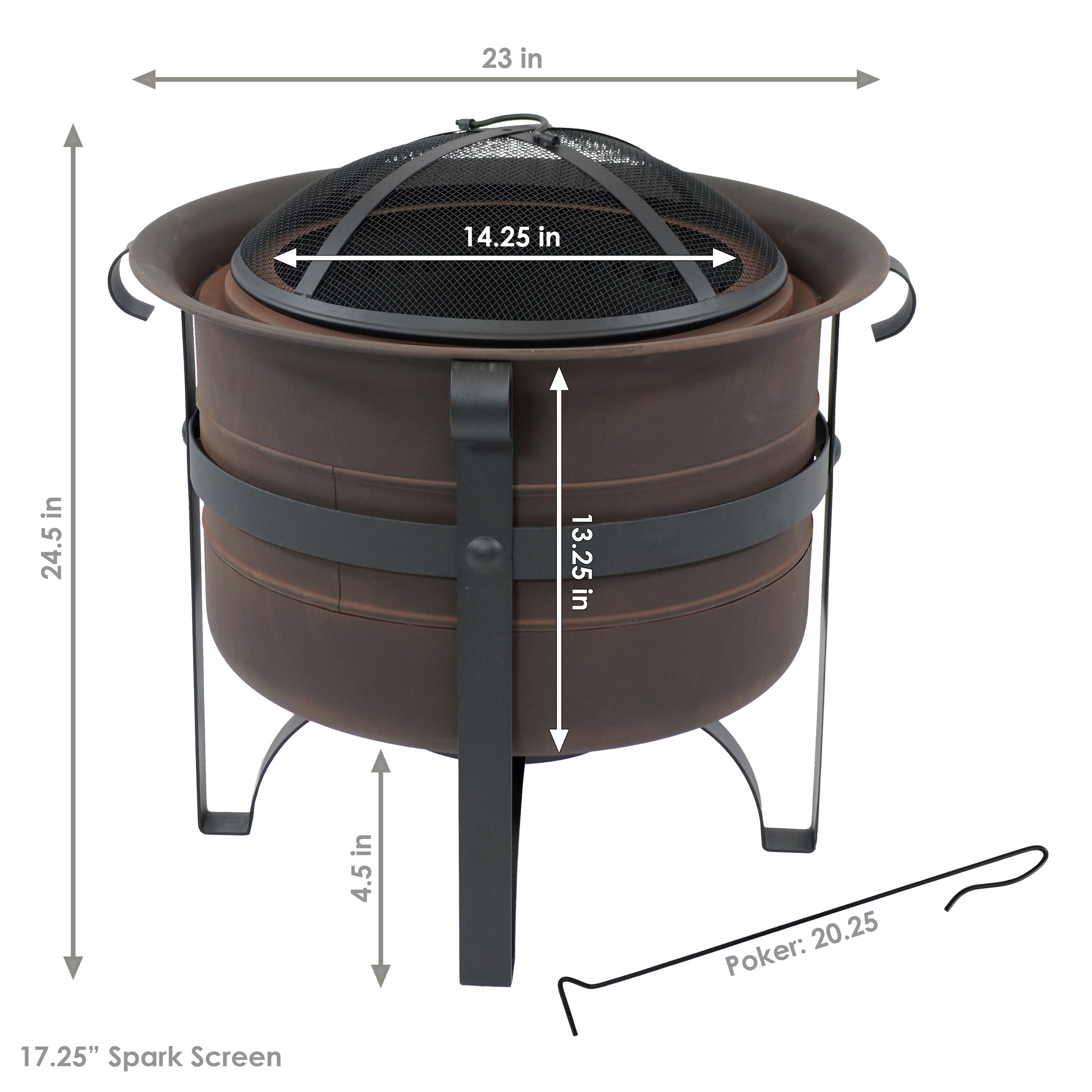 Sunnydaze Decor NB-052-004 Outdoor-Woodburning-Firepits - View #3
