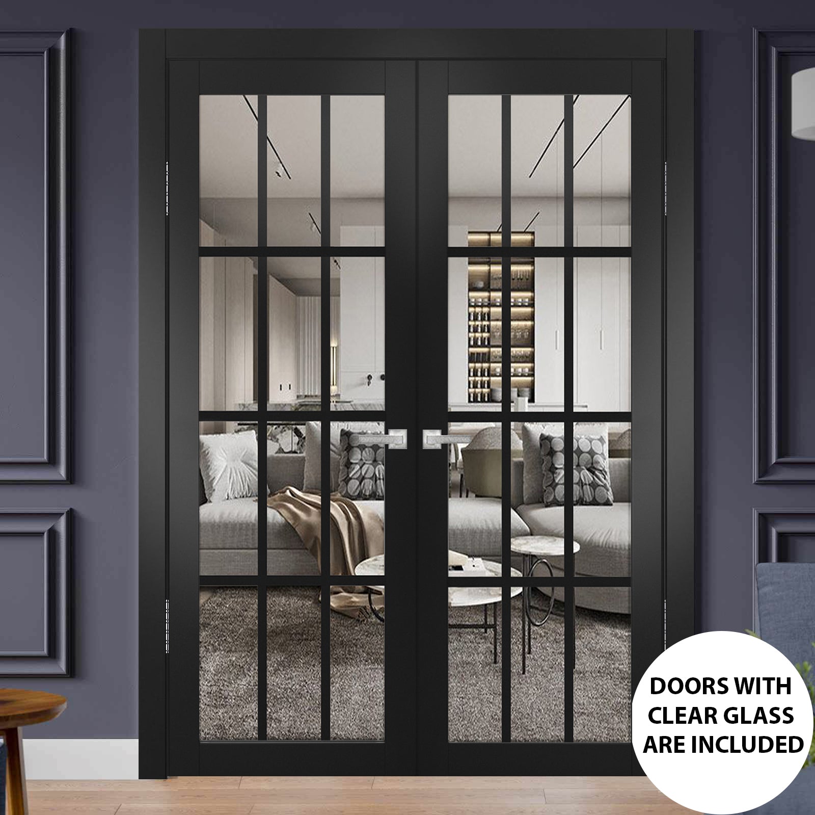 SARTODOORS FEL3355SBLK2484 Slab-Doors - View #4
