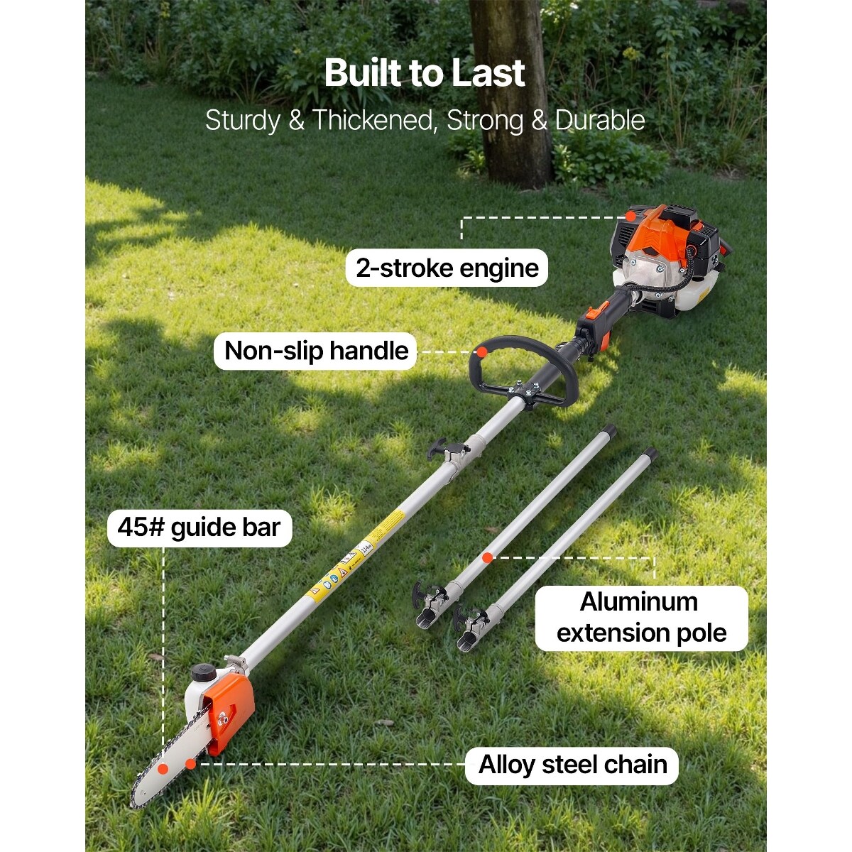 Tooliom D01027527YT Cordless-Pole-Saw - View #7